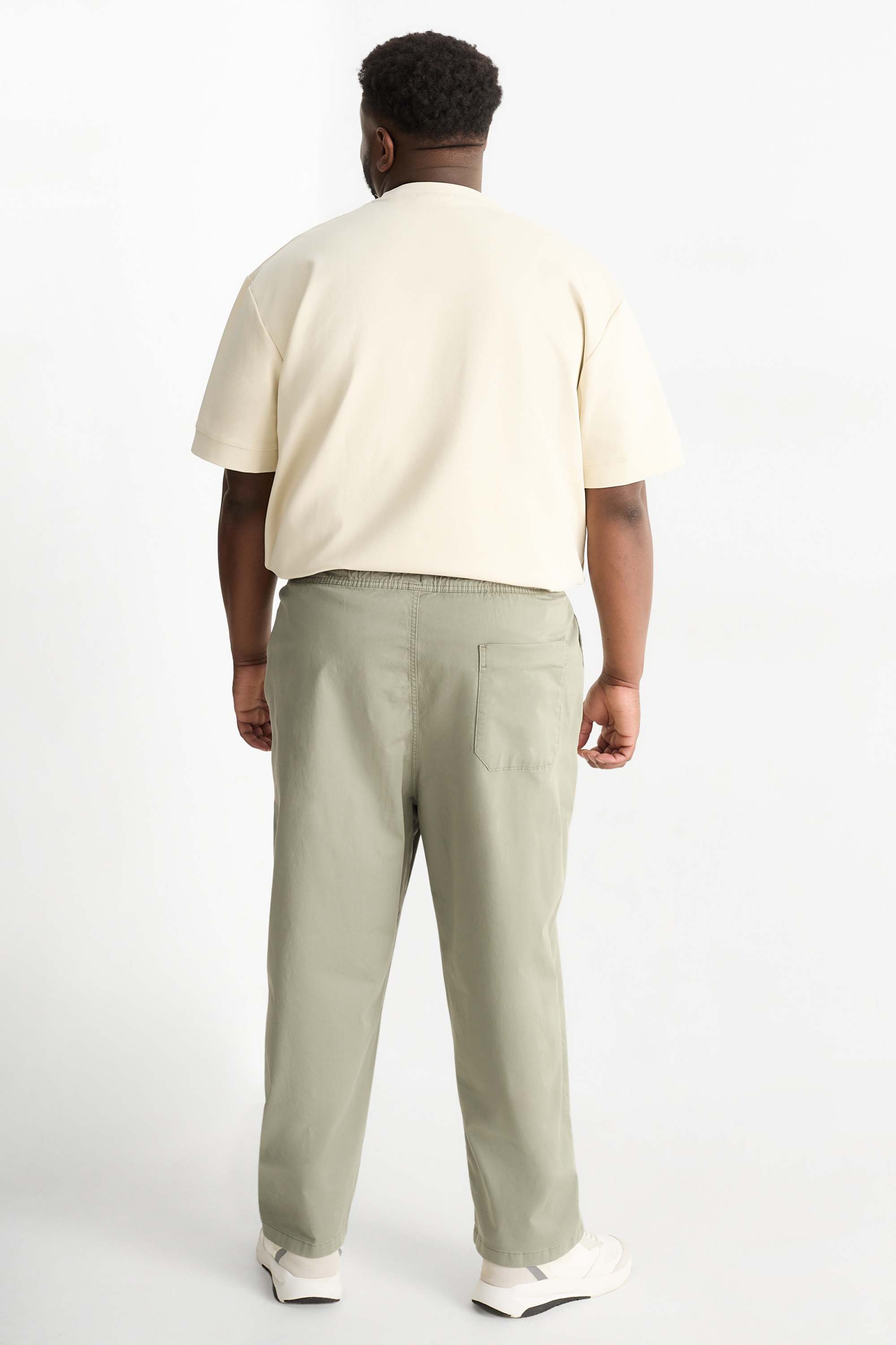 Chinos - relaxed fit light green
