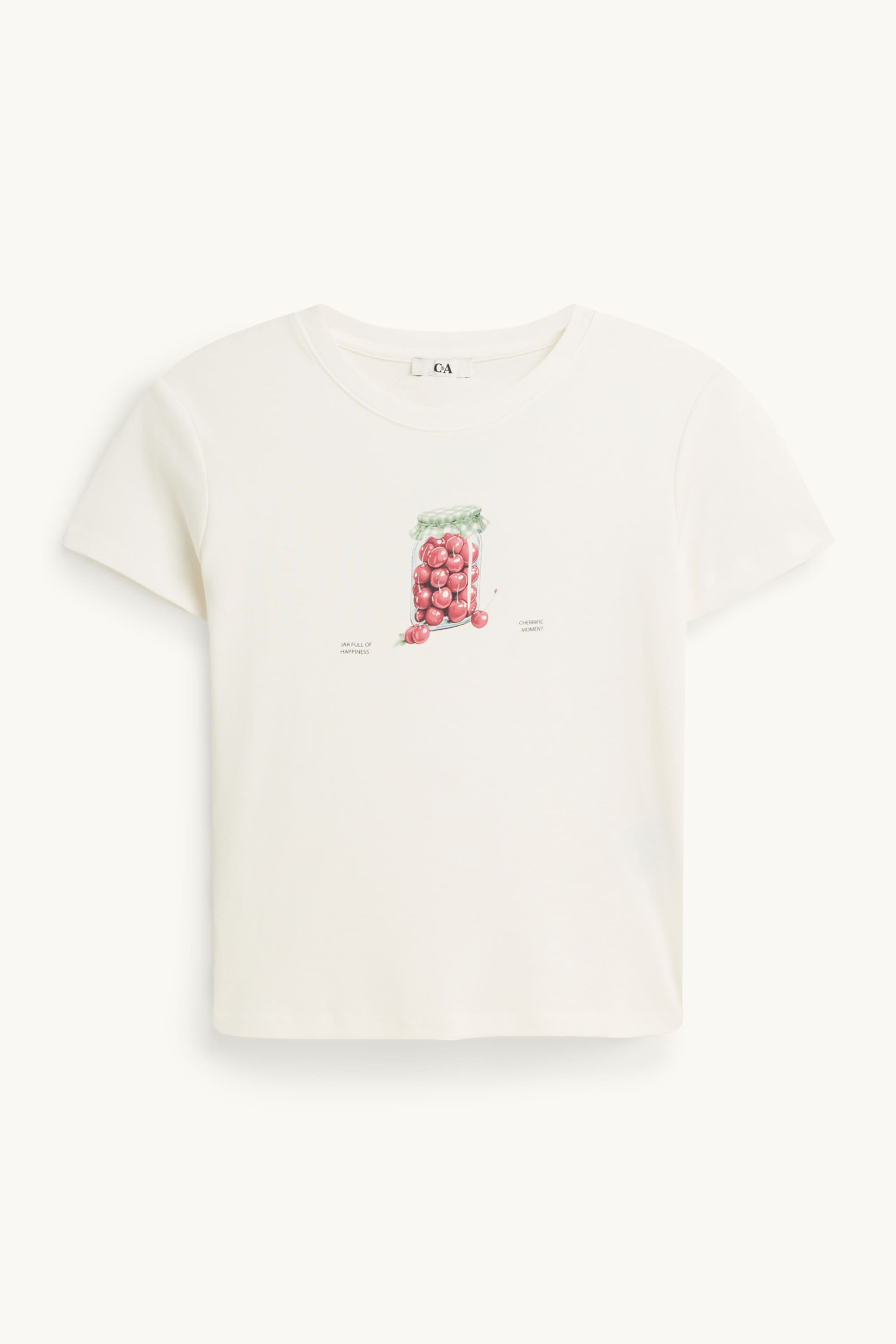 T-shirt - slim fit white