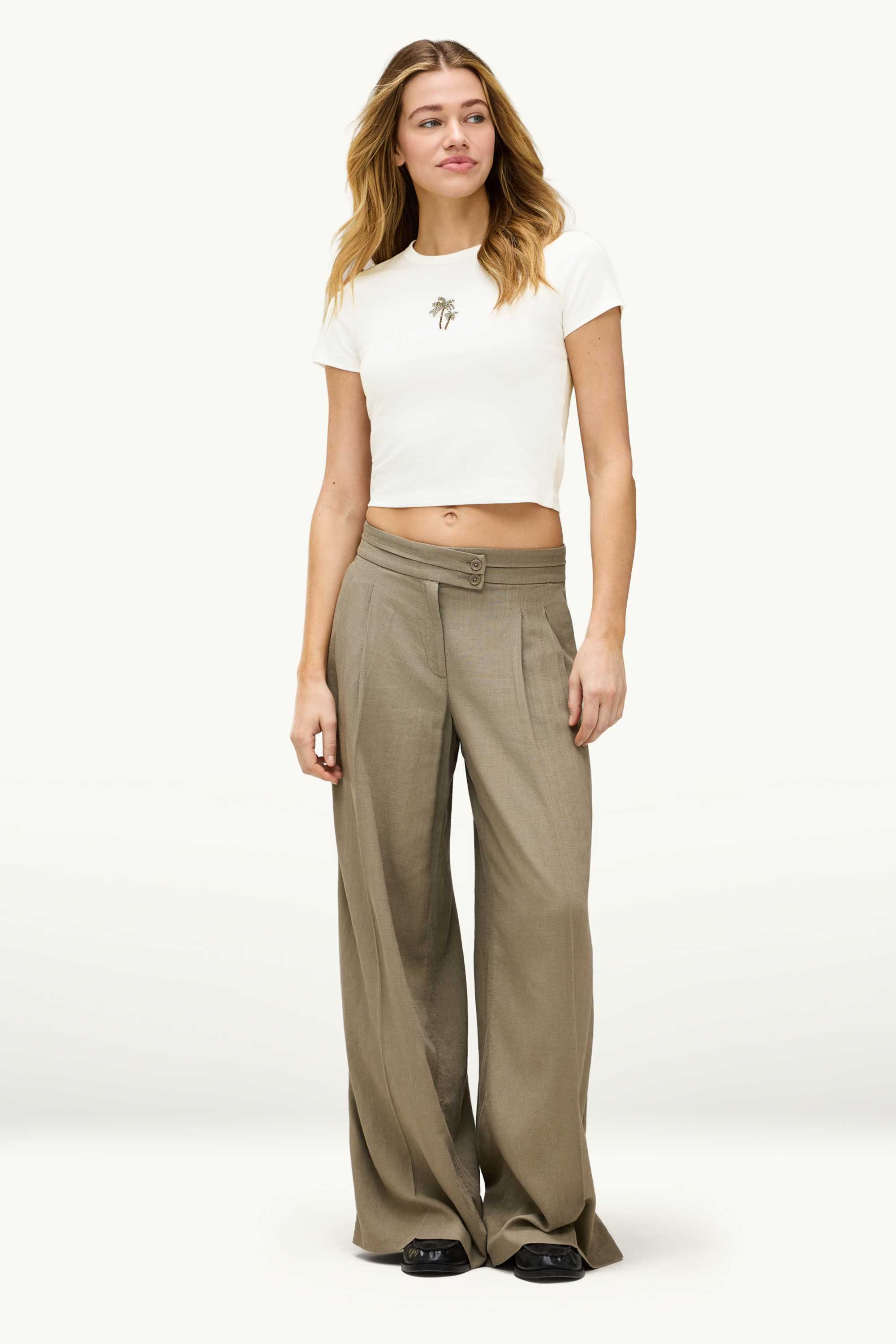 T-shirt - slim fit white