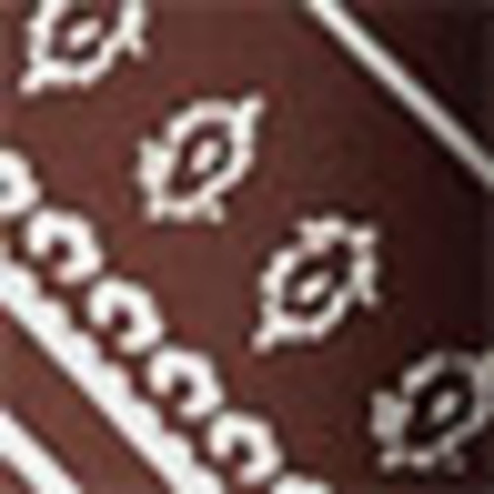 Cloth trousers - mid-rise waist - wide leg - patterned brown