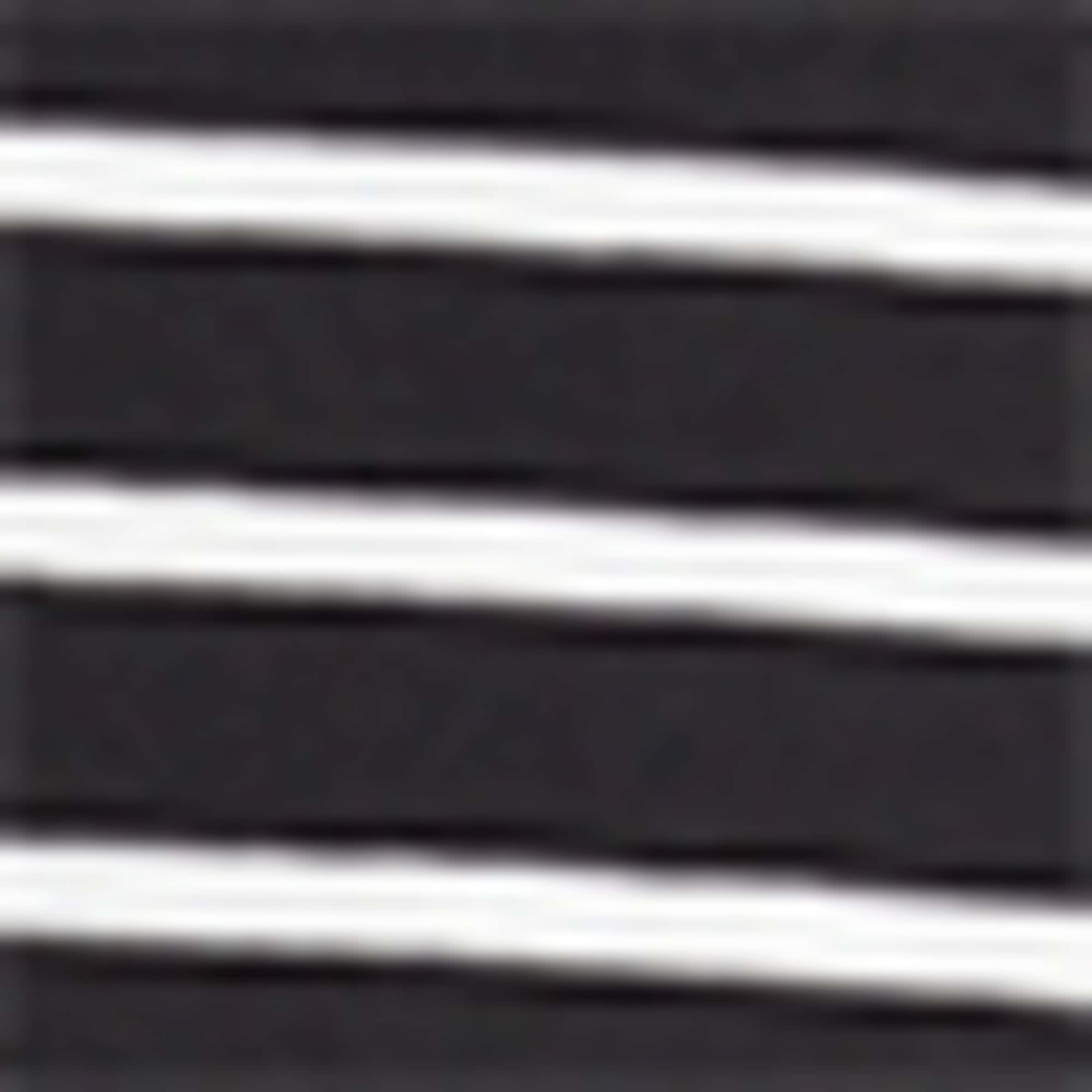 V-neck T-shirt- striped black / white (6)