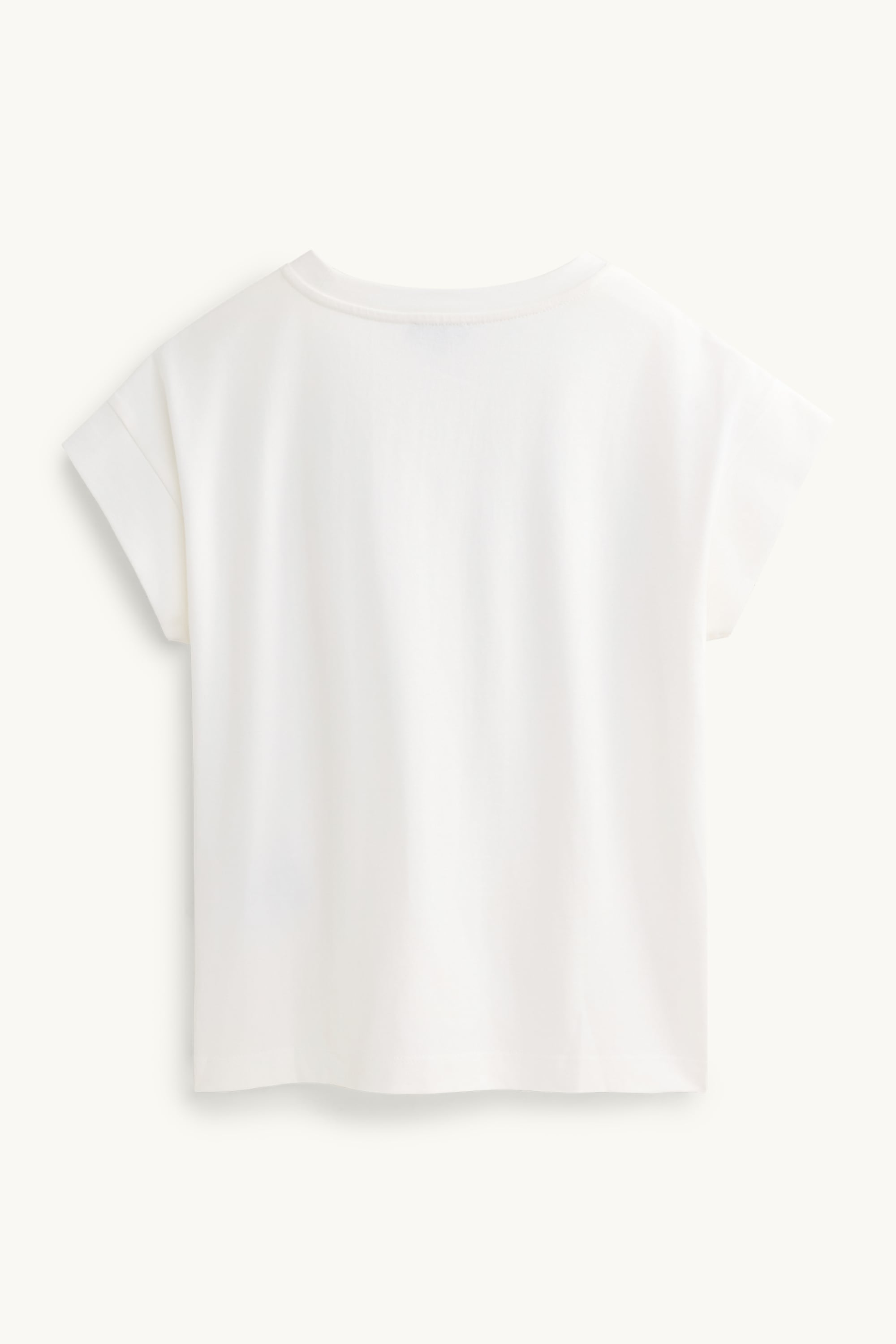T-shirt - regular fit - broderie anglaise white