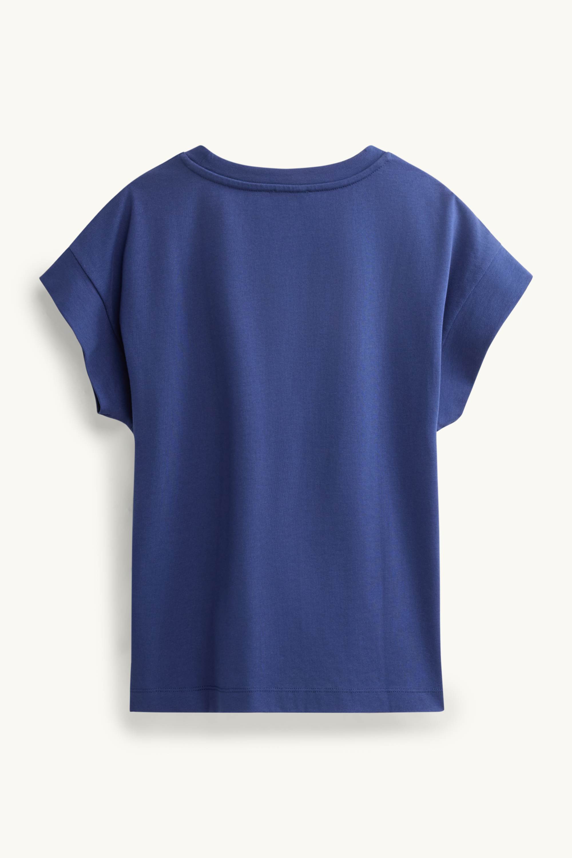 T-shirt - regular fit - broderie anglaise dark blue