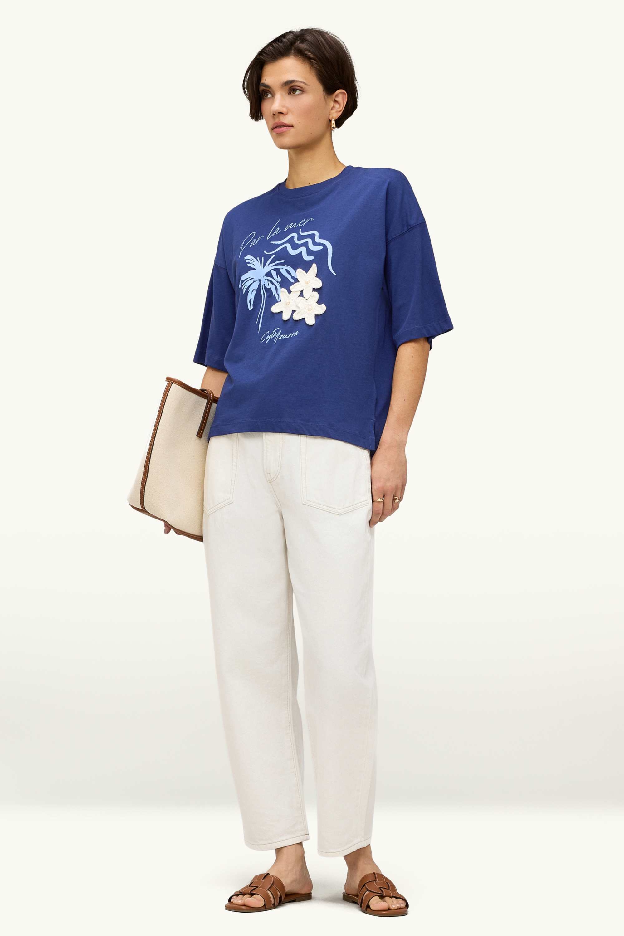 T-shirt - regular fit dark blue