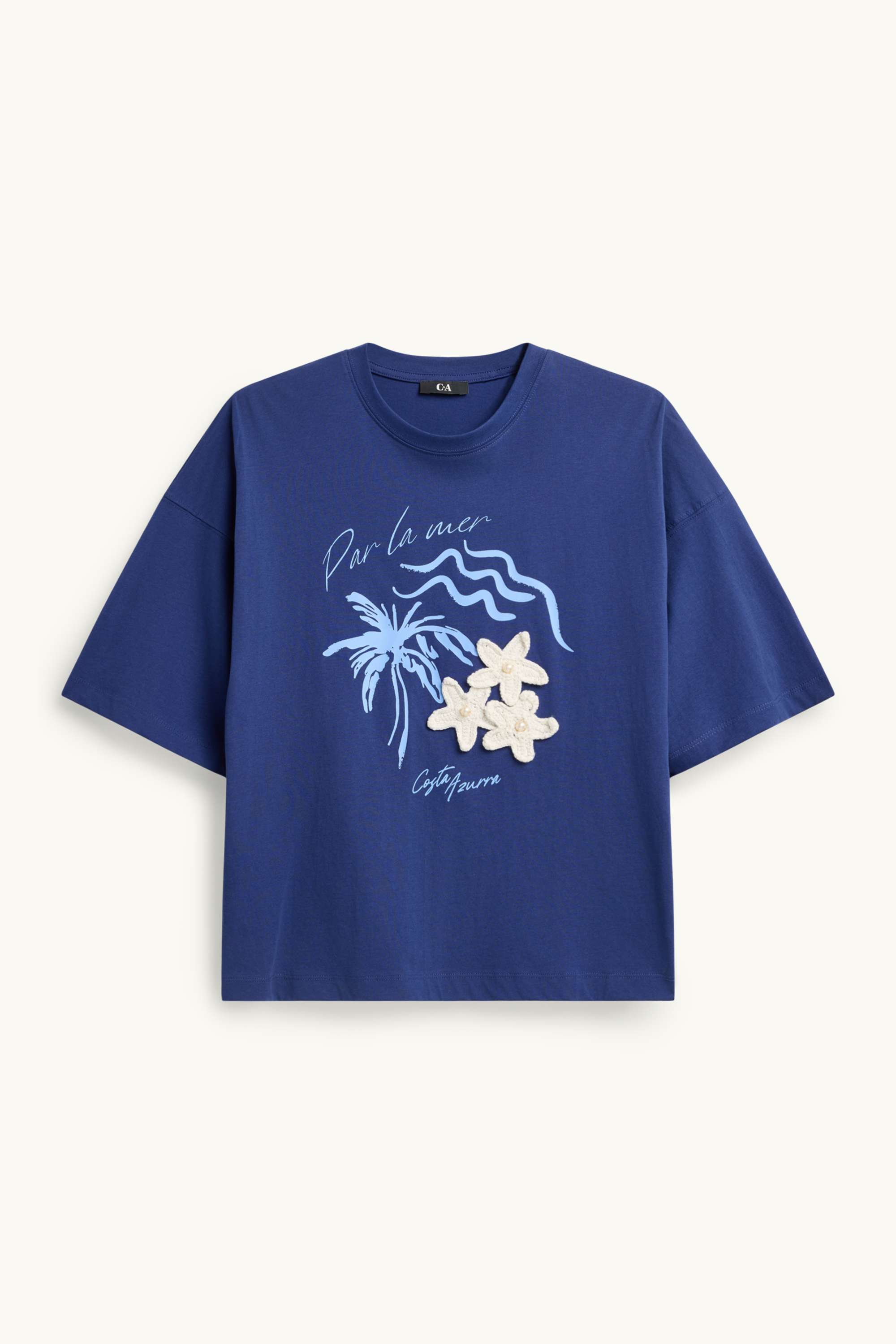 T-shirt - regular fit dark blue