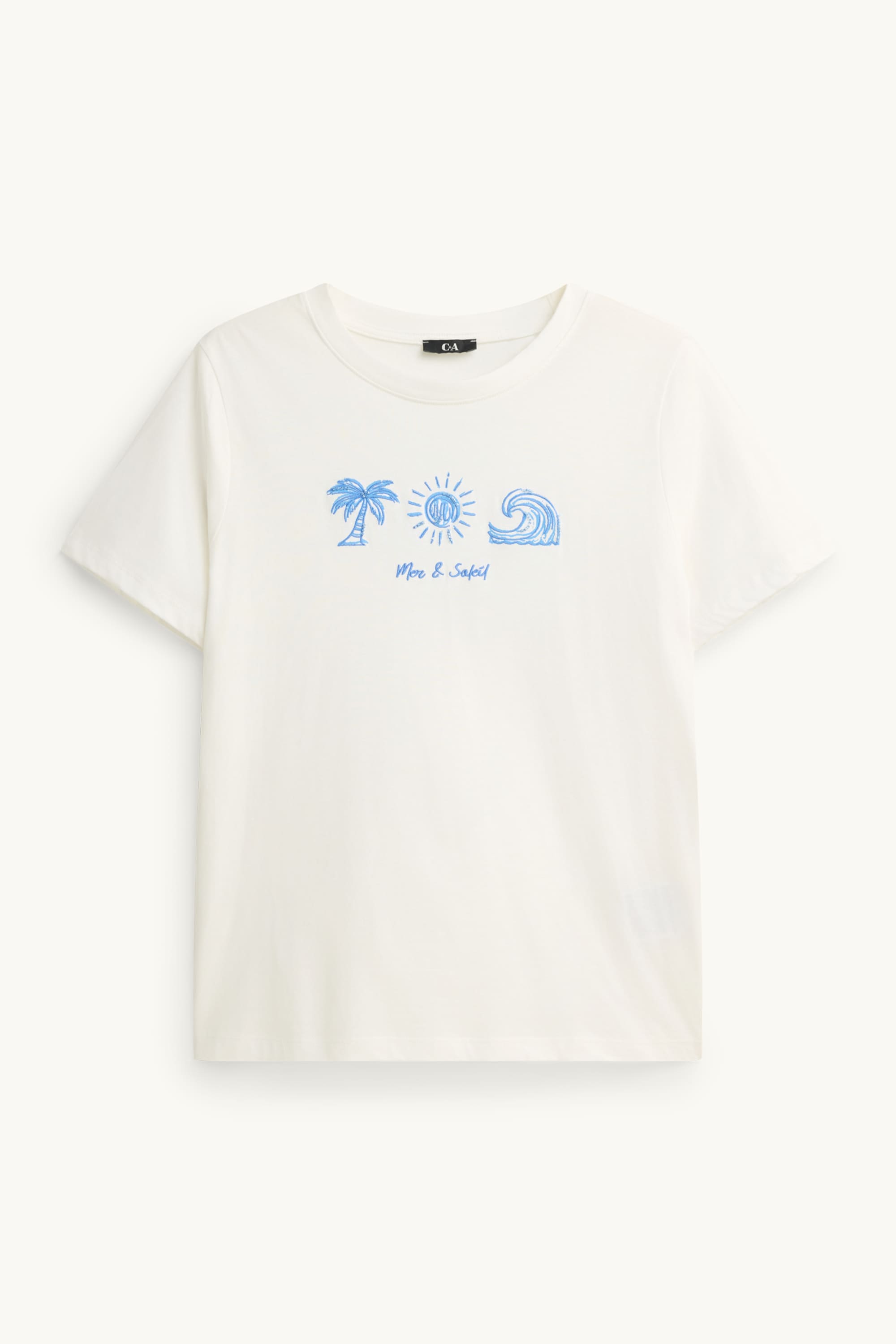 T-shirt - regular fit white