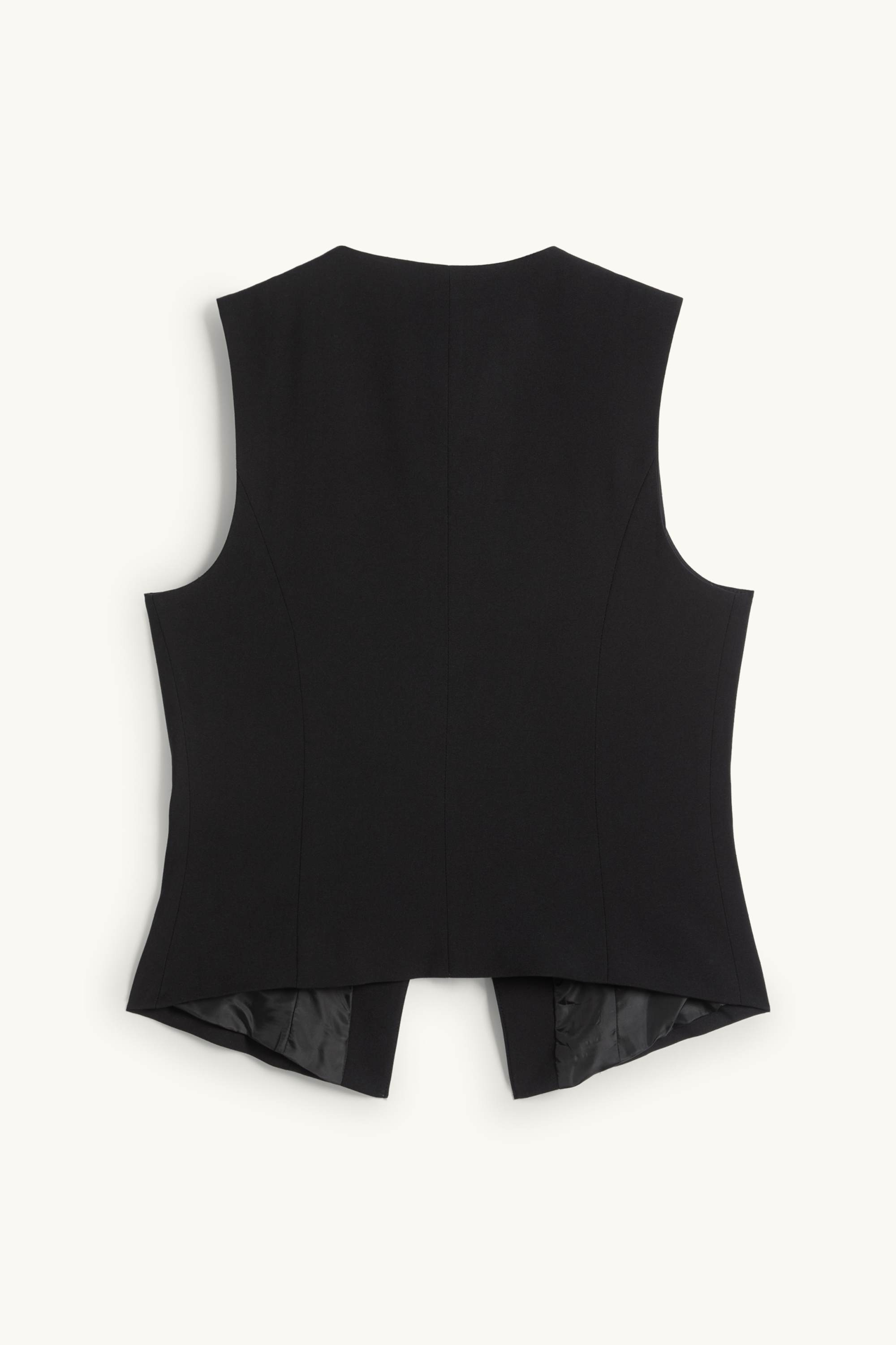 Waistcoat - fitted black