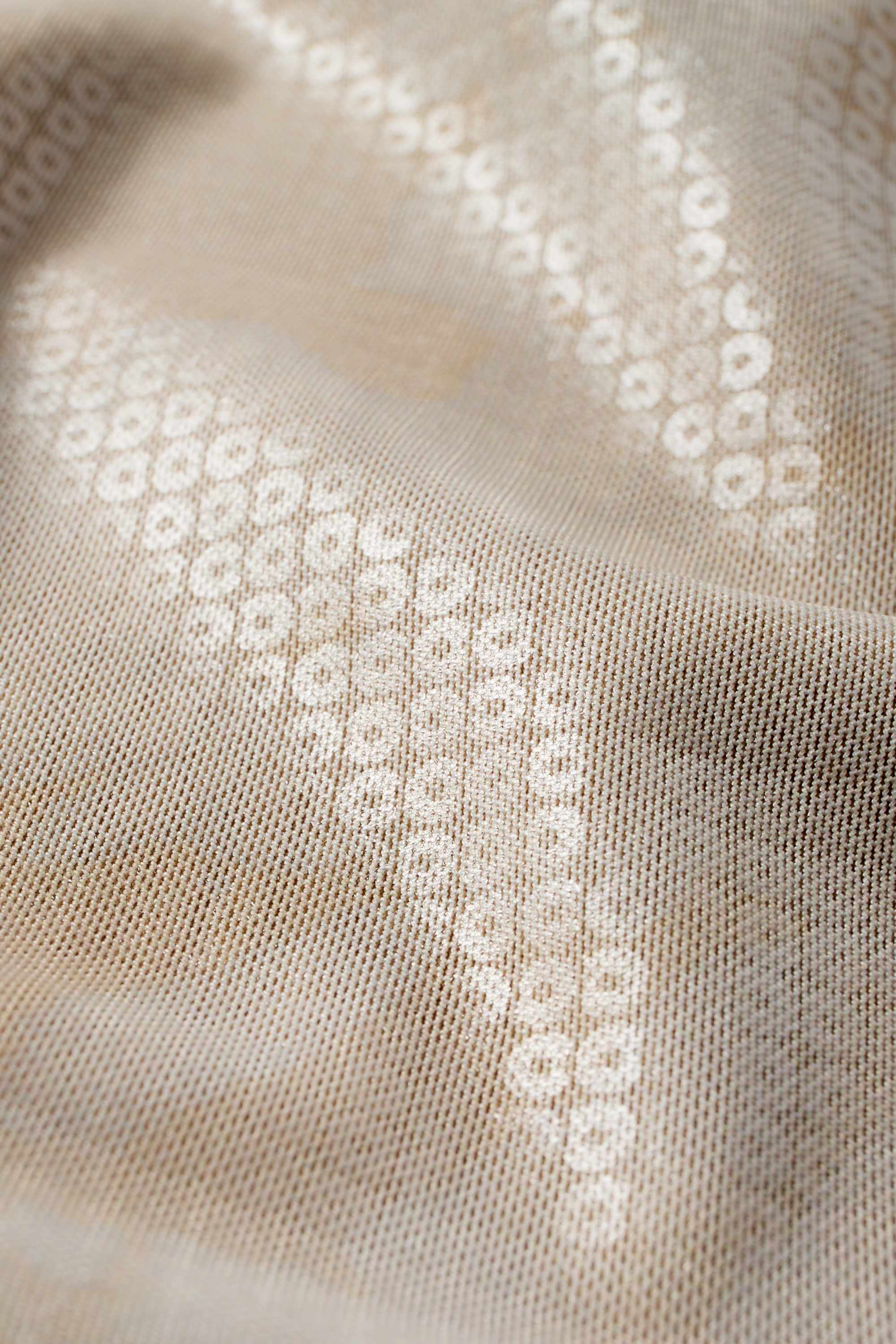 Mesh skirt - patterned beige