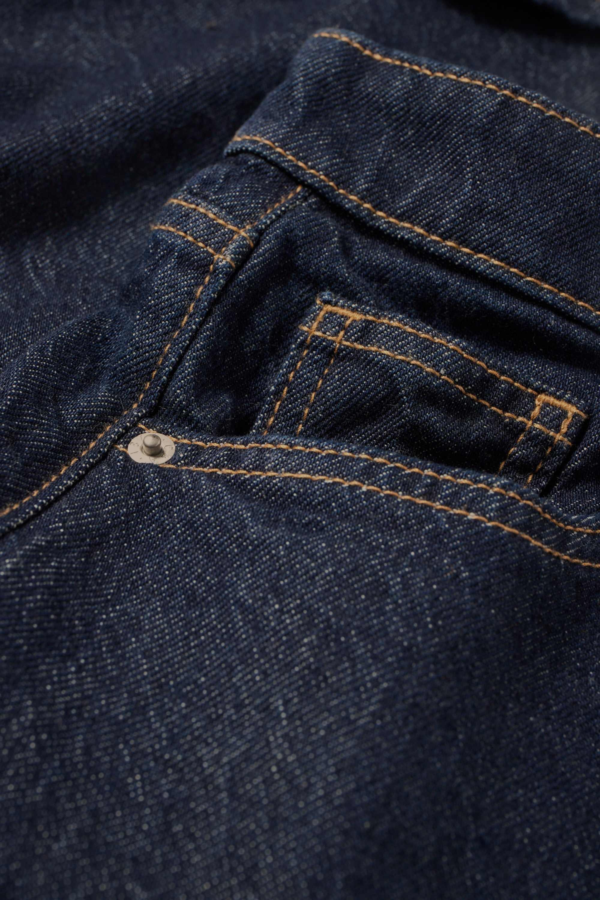 Baggy jeans - mid-rise waist dark blue