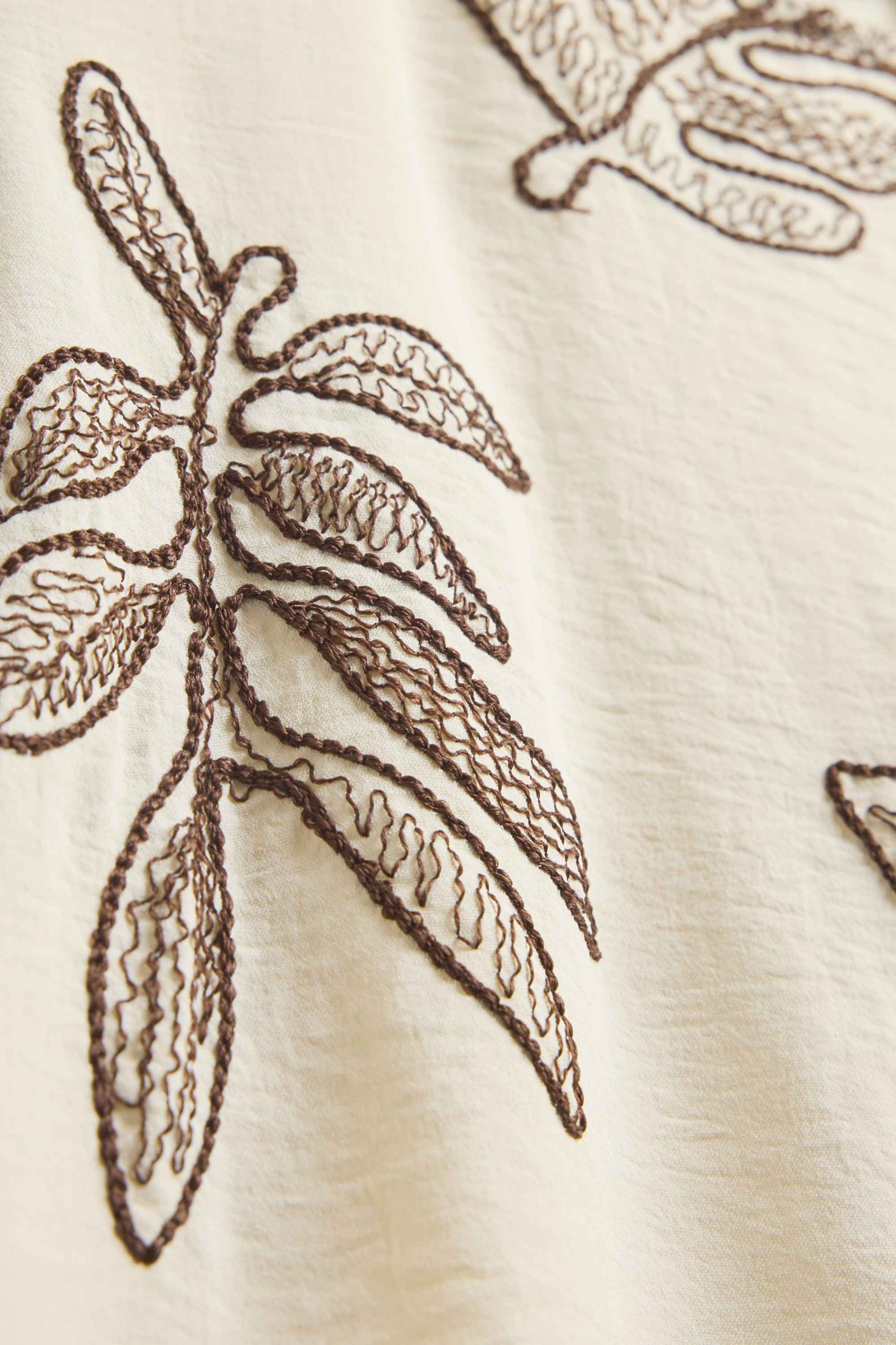 Top - patterned creme