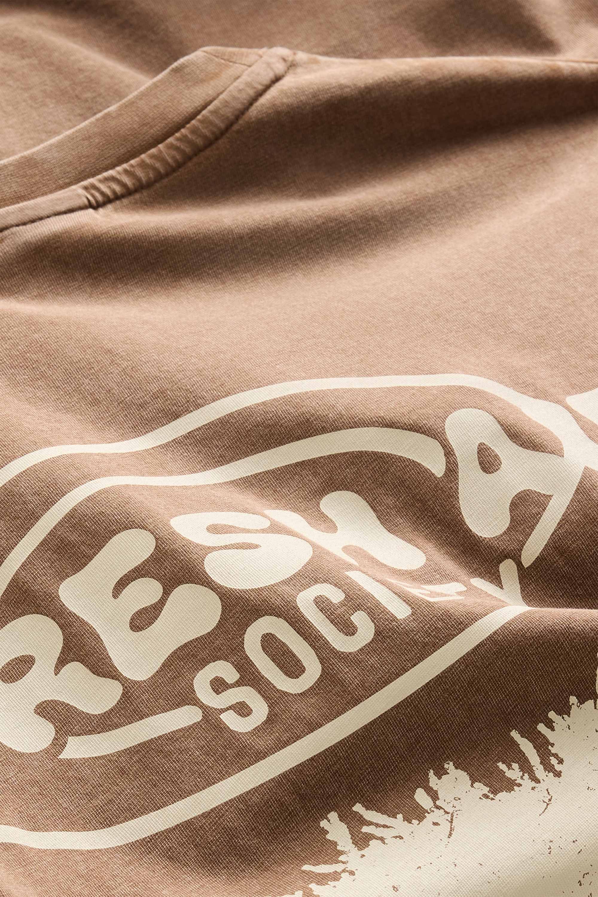 T-shirt - relaxed fit brown