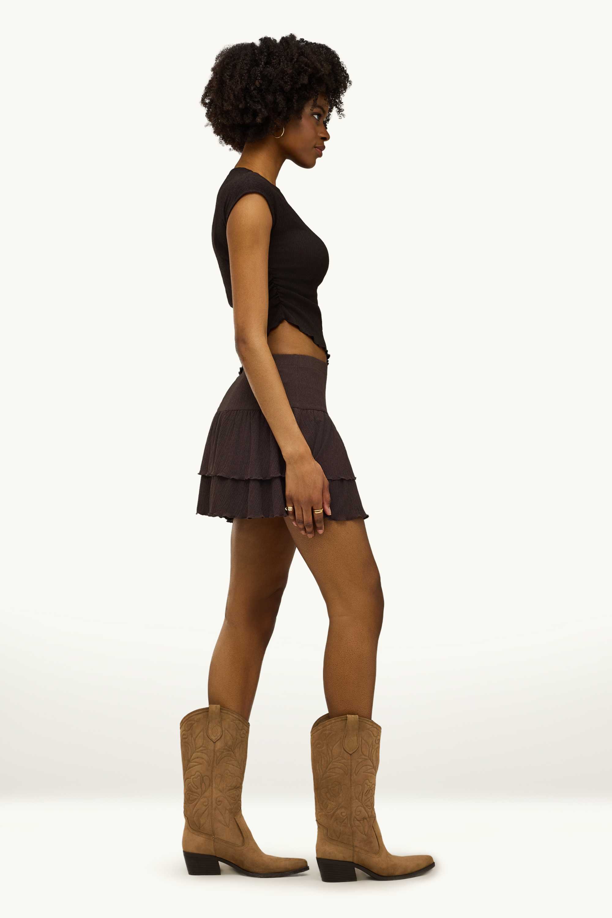 Miniskirt brown