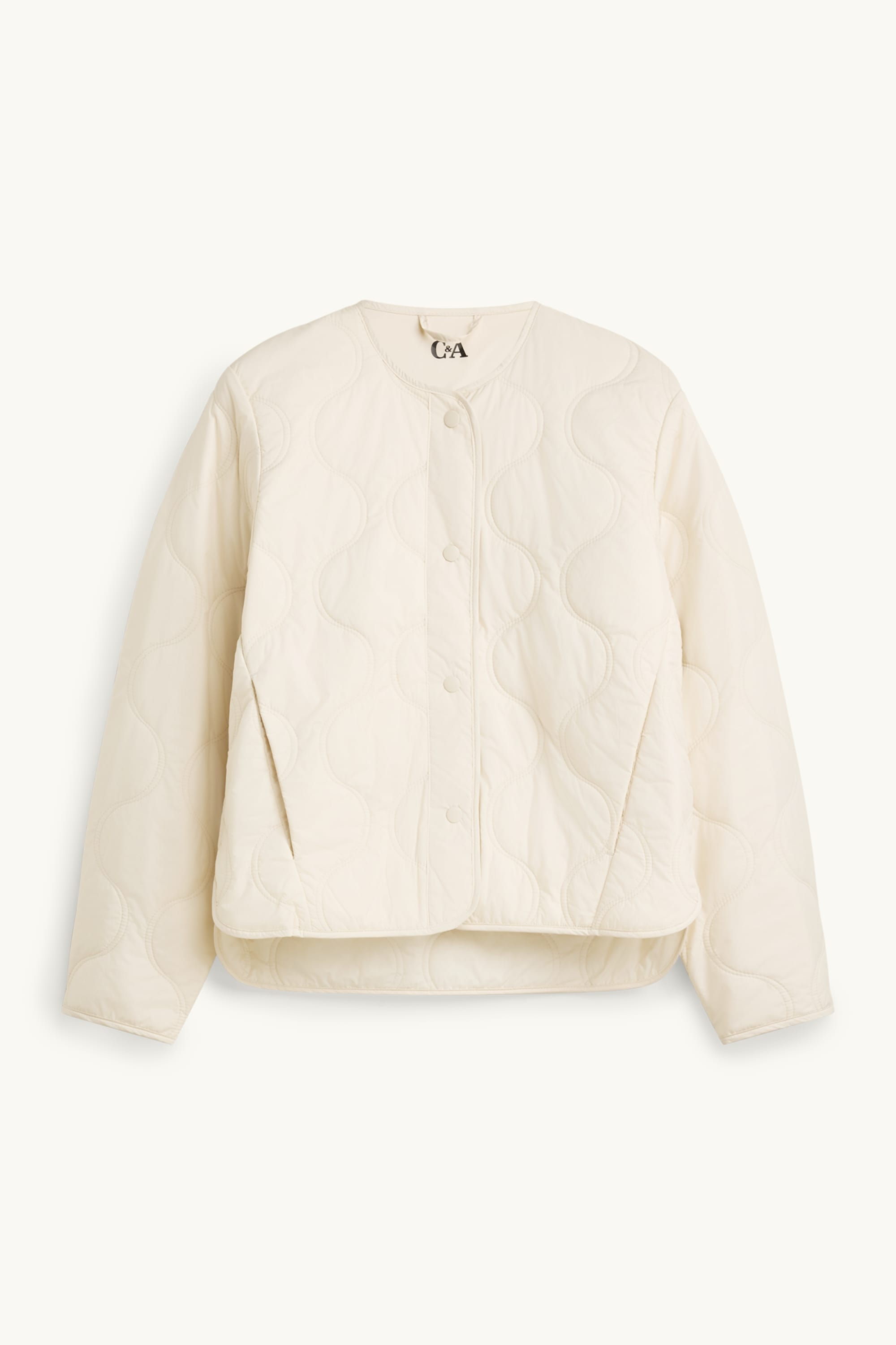 Quilted jacket white
