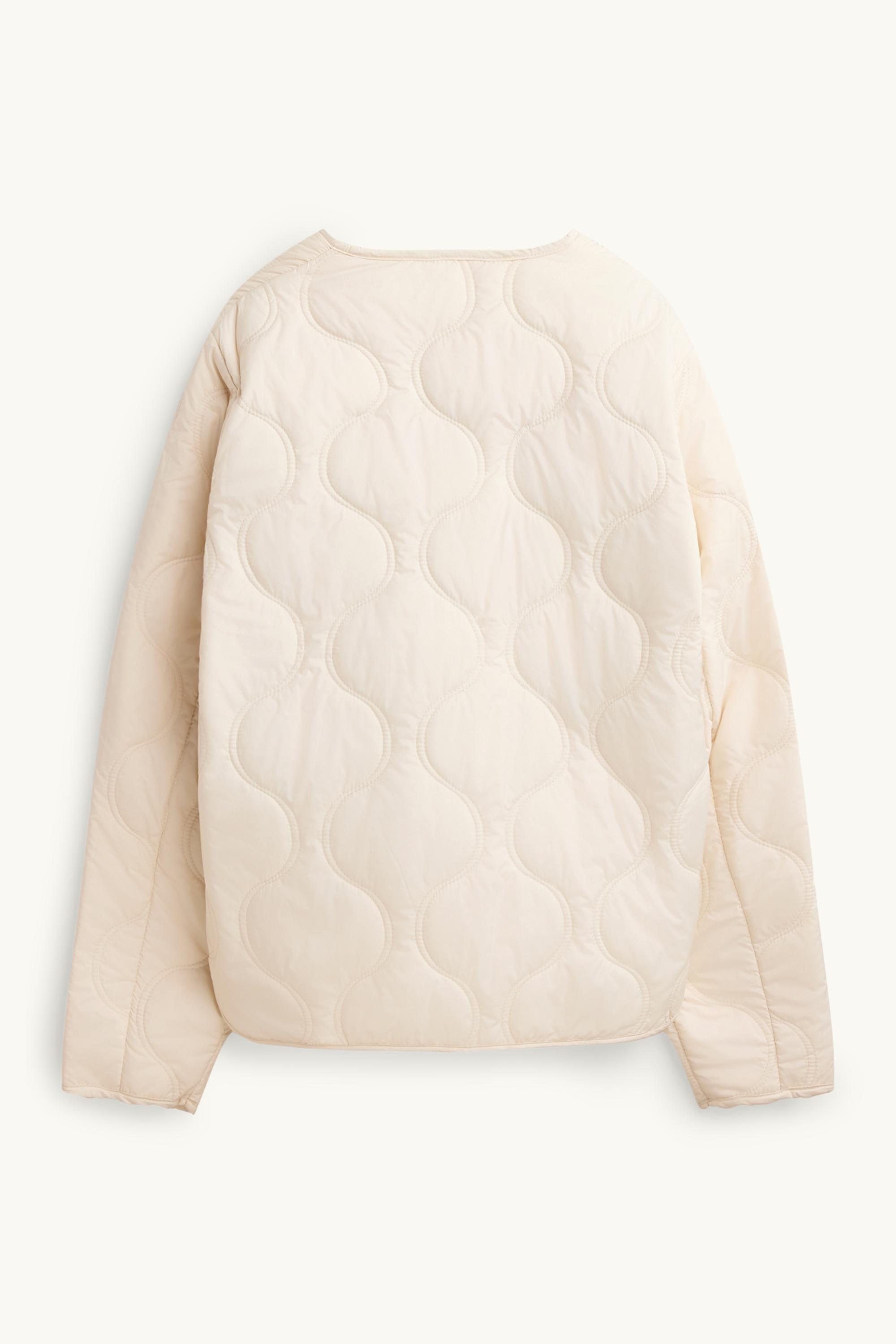 Quilted jacket white