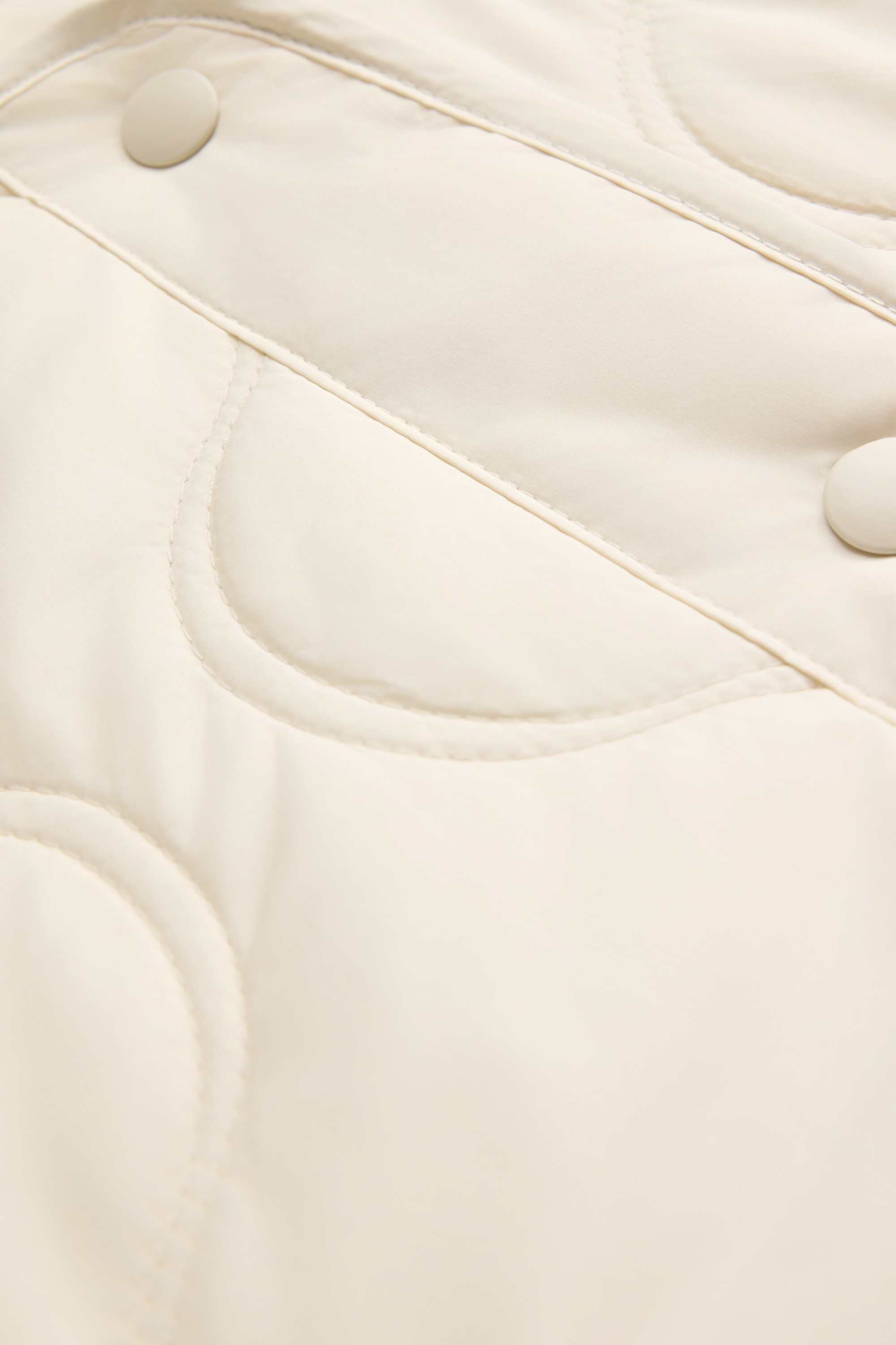 Quilted jacket white