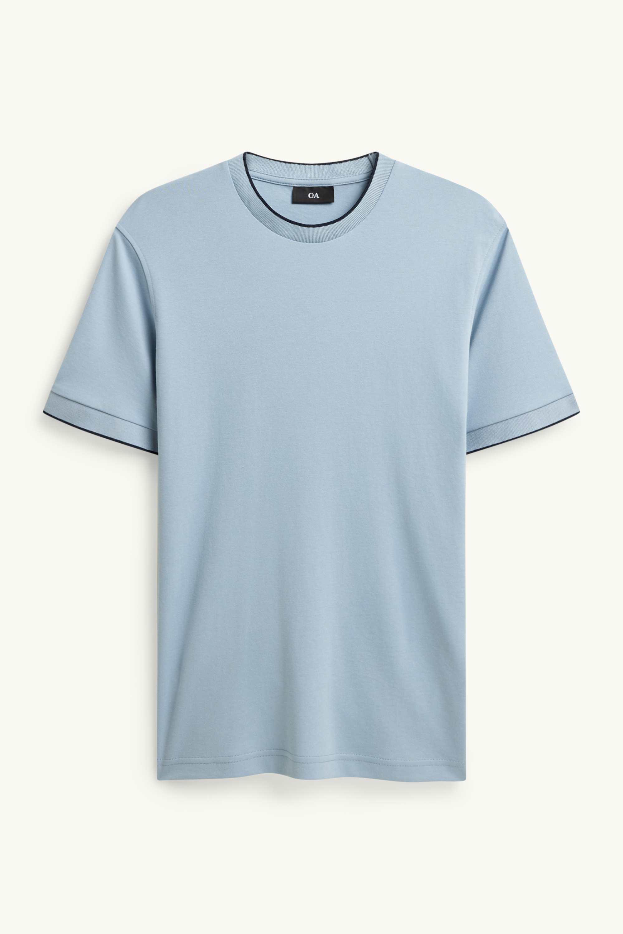 T-shirt - regular fit light blue