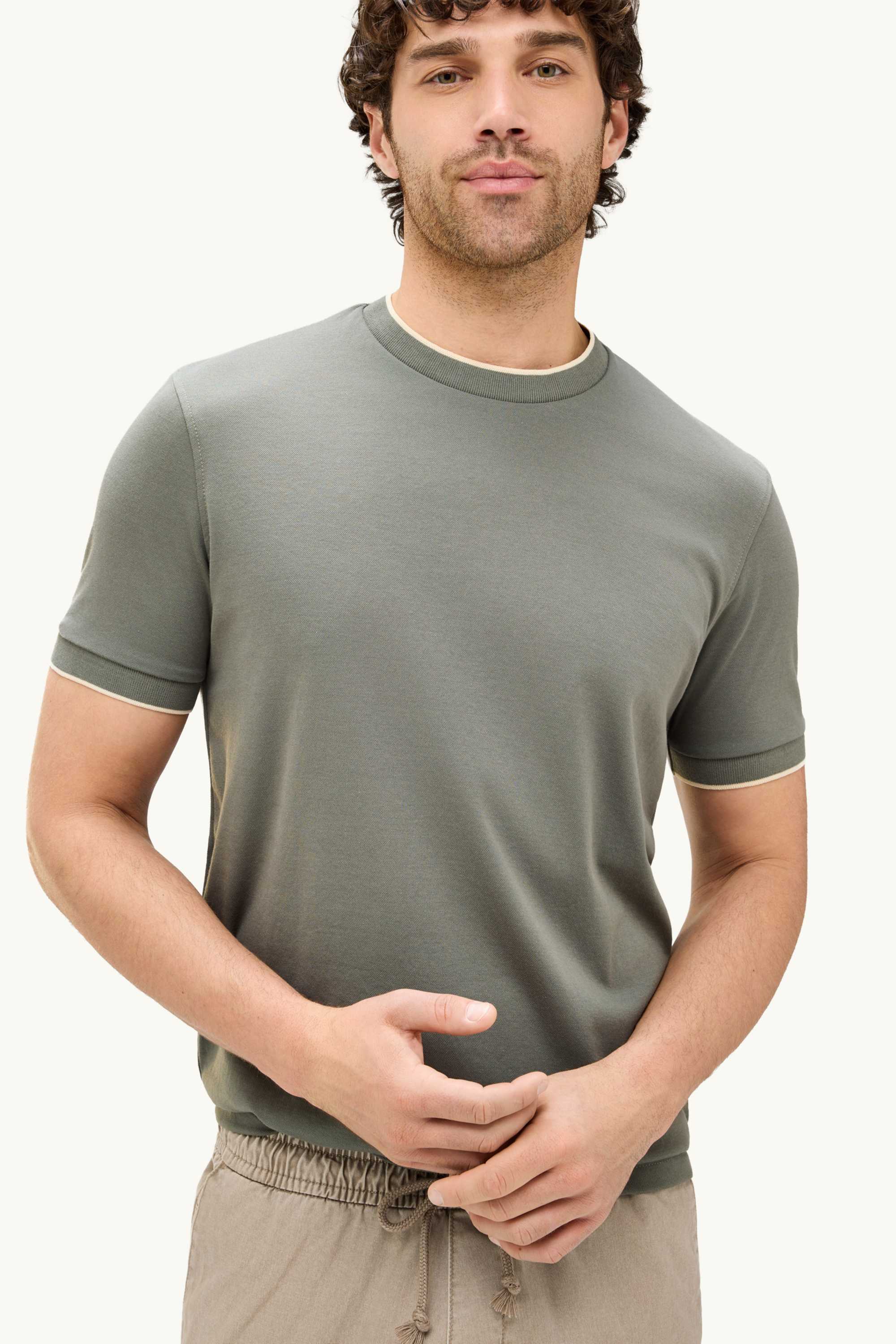 T-shirt - regular fit gray