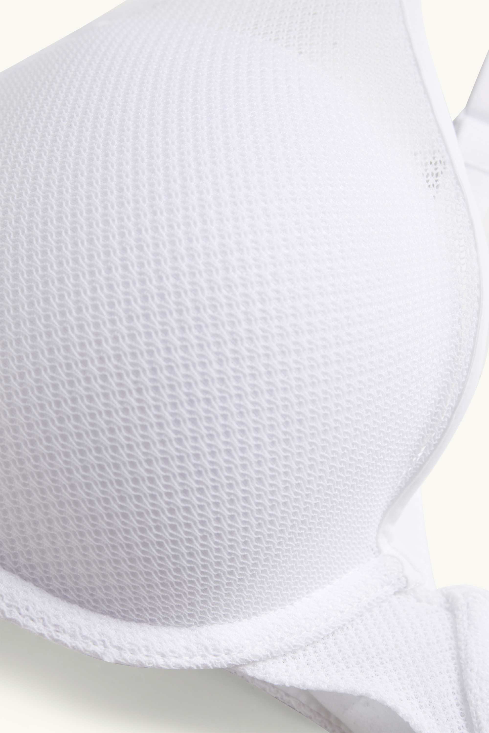 Underwire bra - PLUNGE - padded white