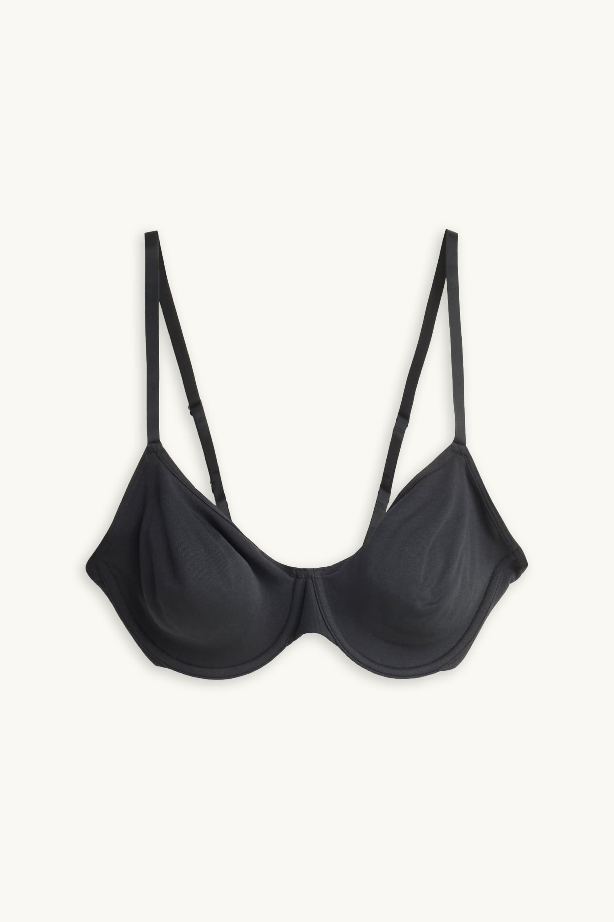 Underwire bra - FULL COVERAGE - non-padded black