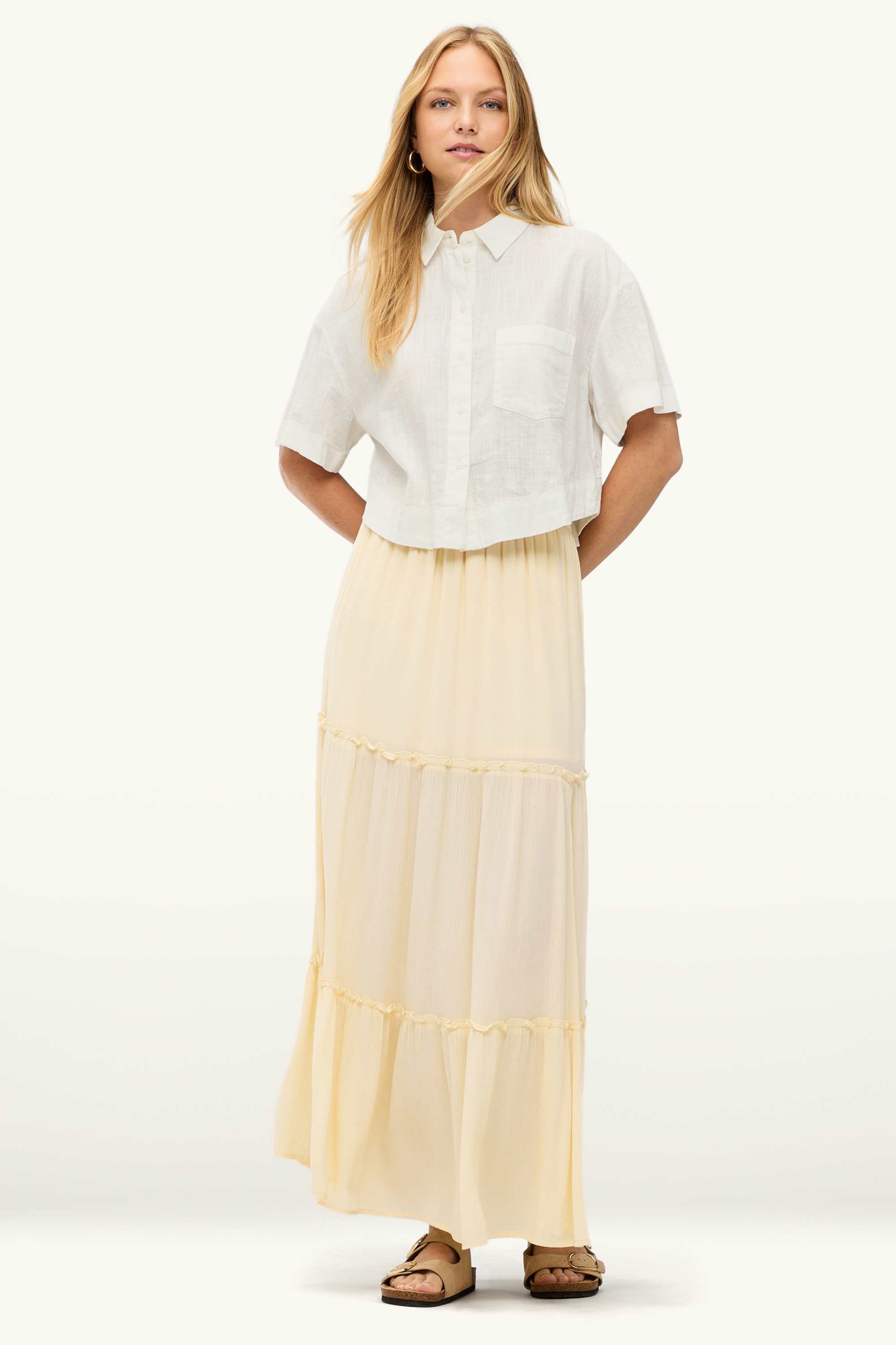 Shirt blouse white