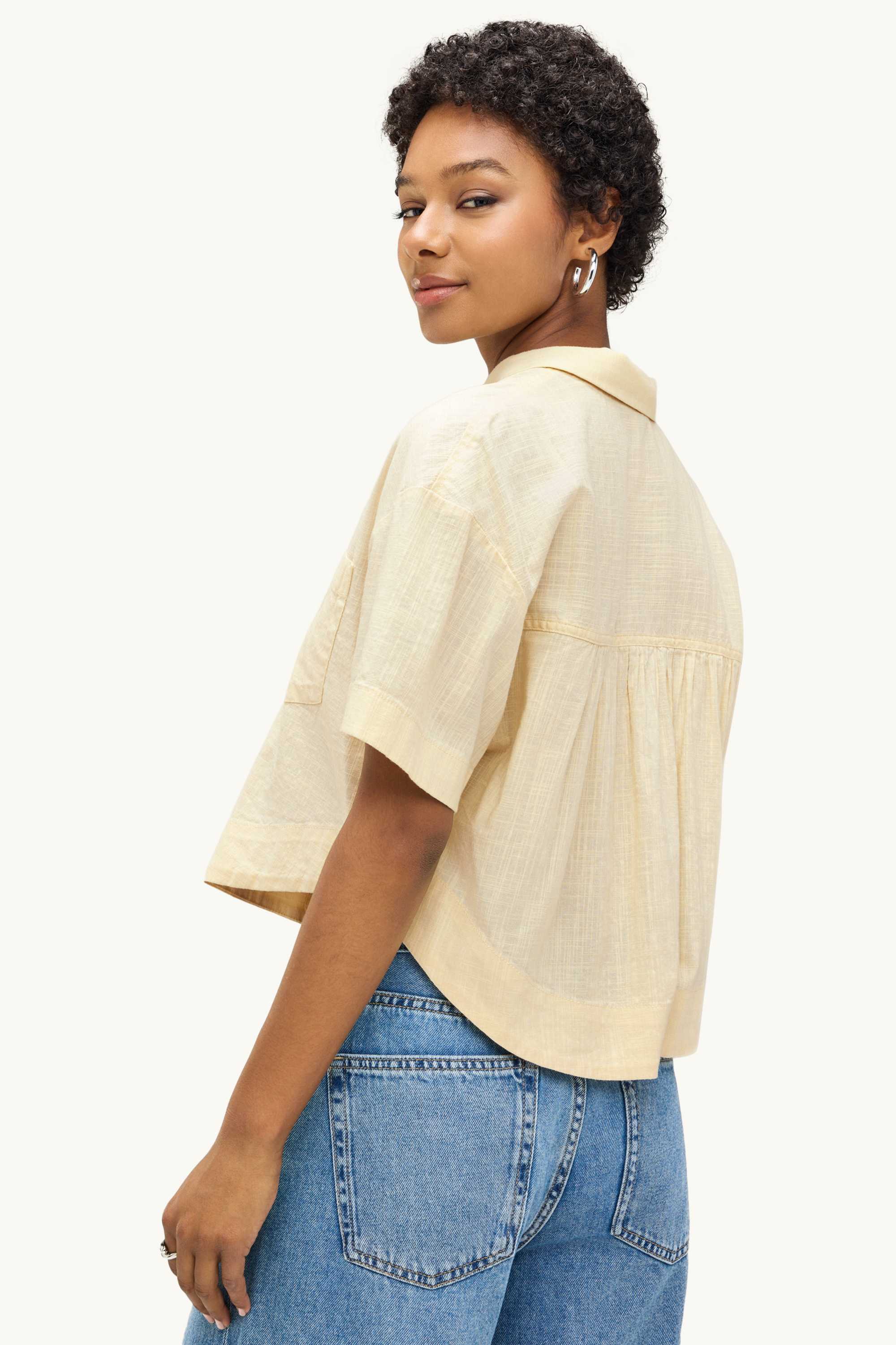 Shirt blouse creme
