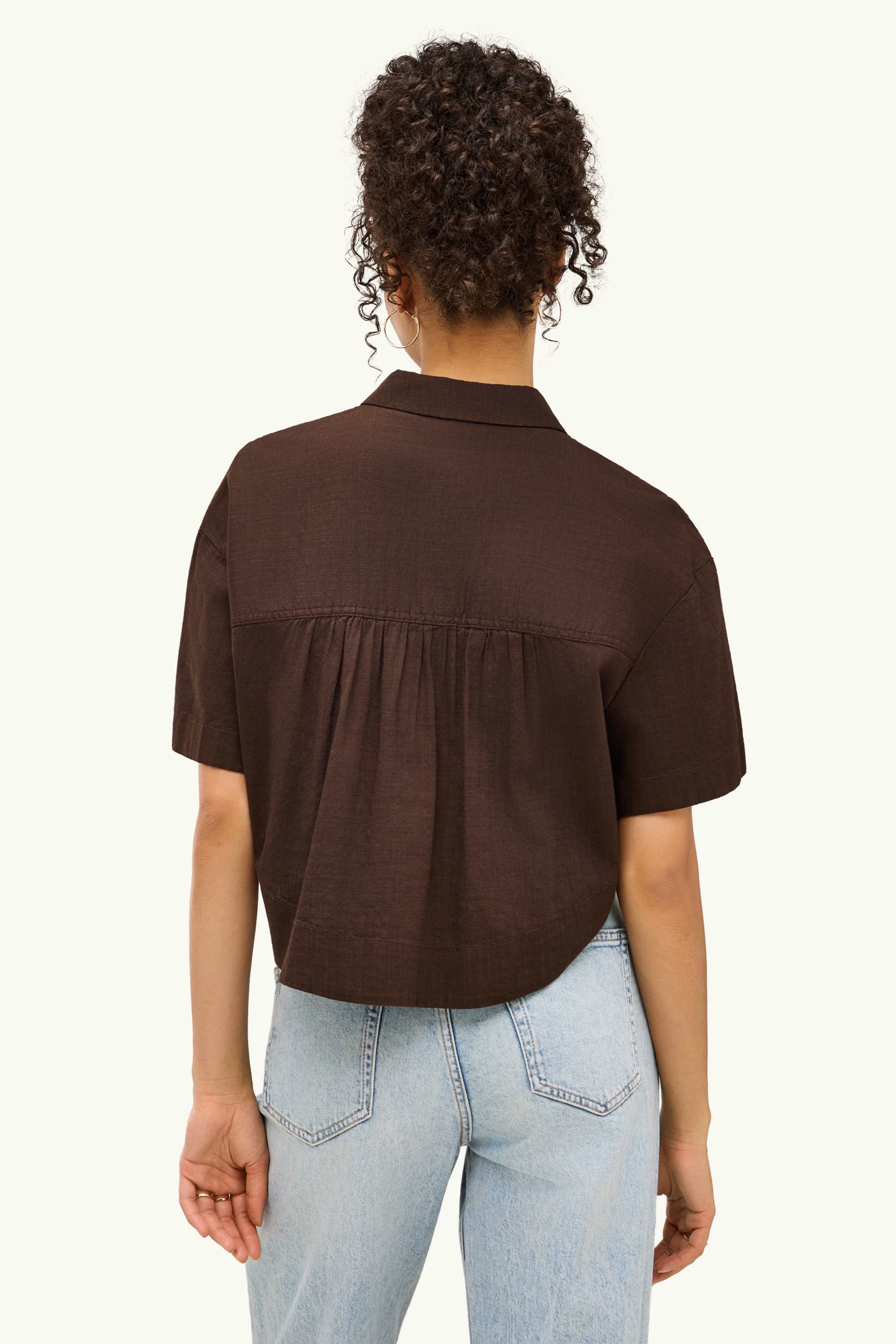 Shirt blouse brown