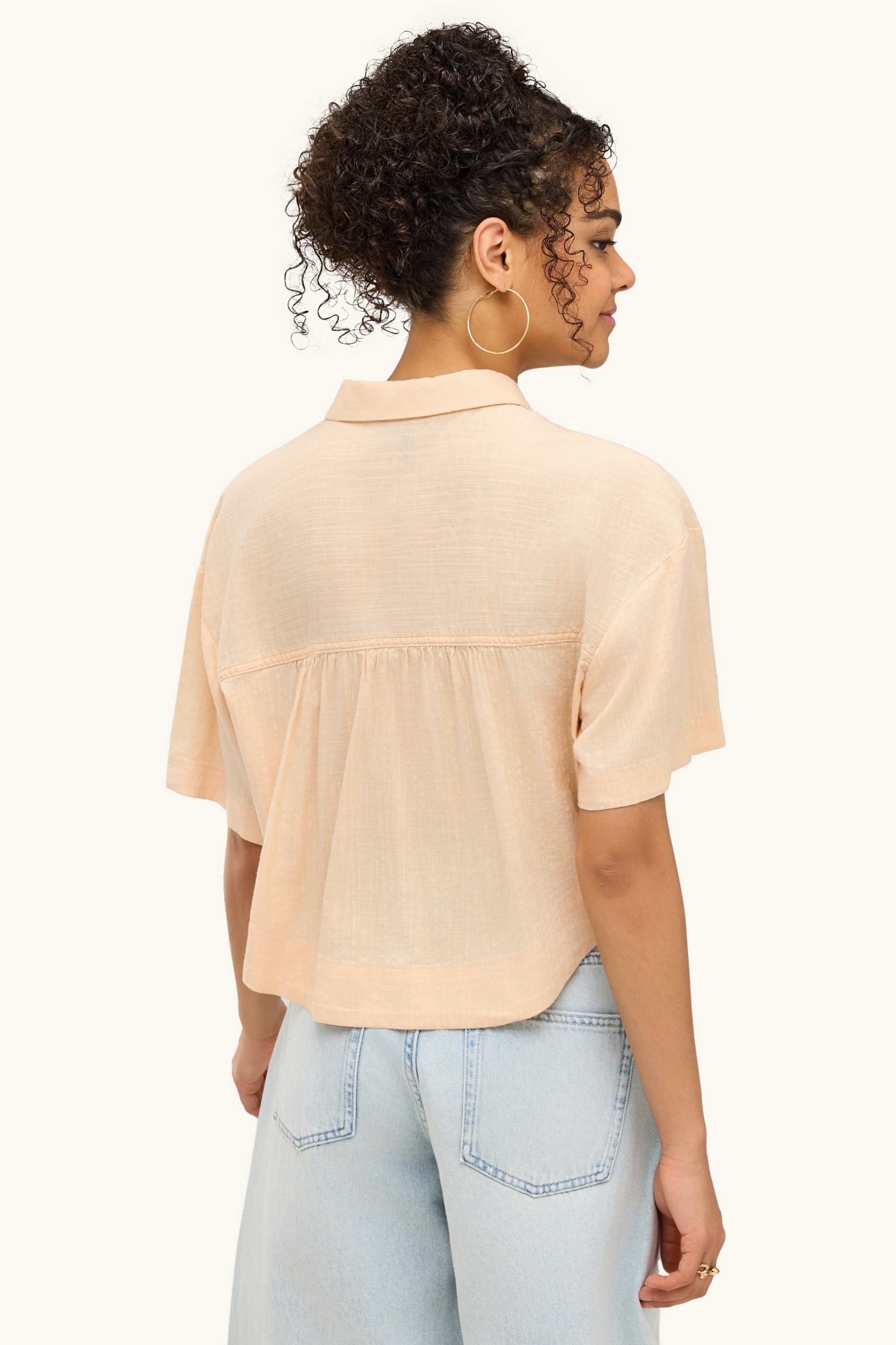 Shirt blouse yellow