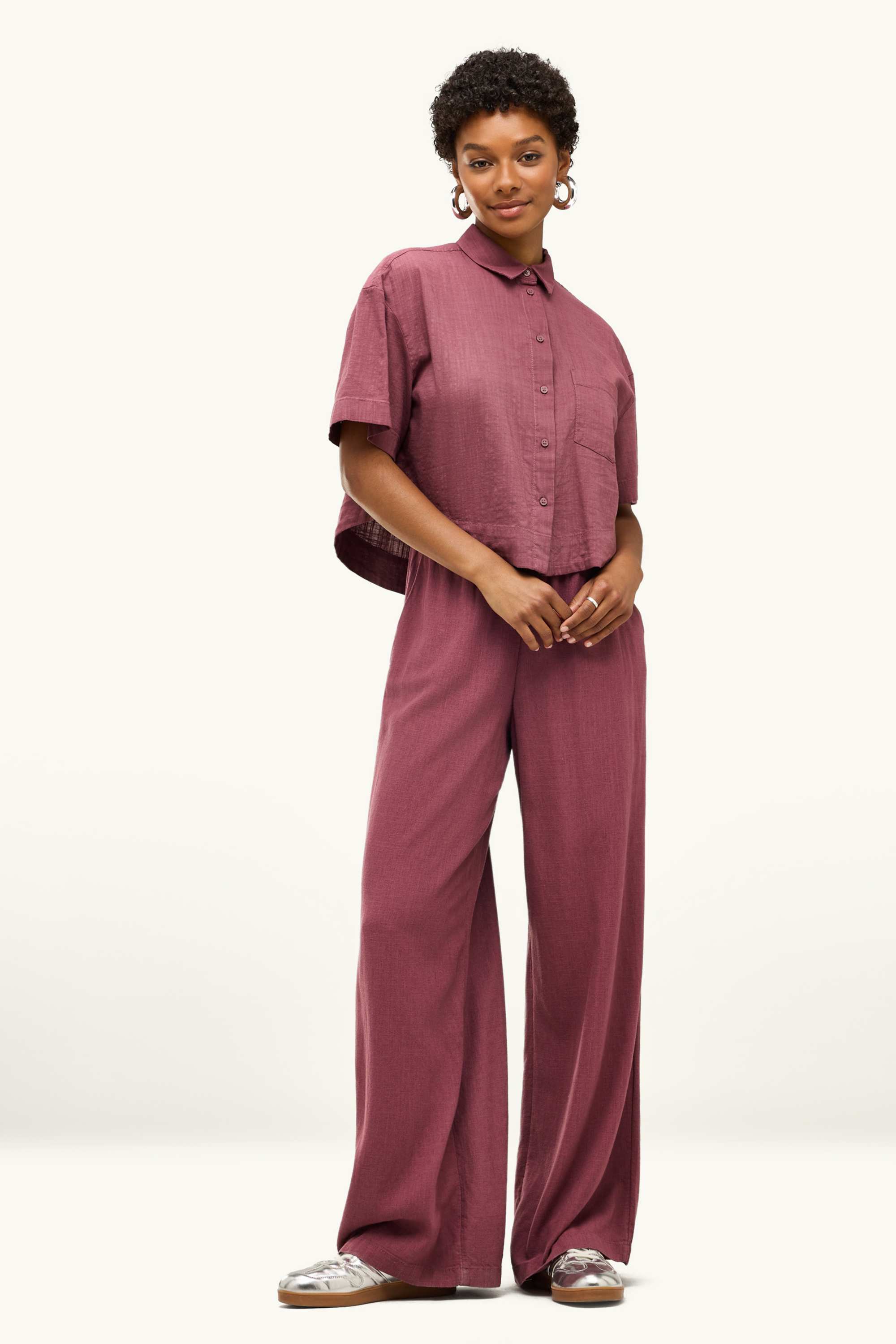Shirt blouse lilac