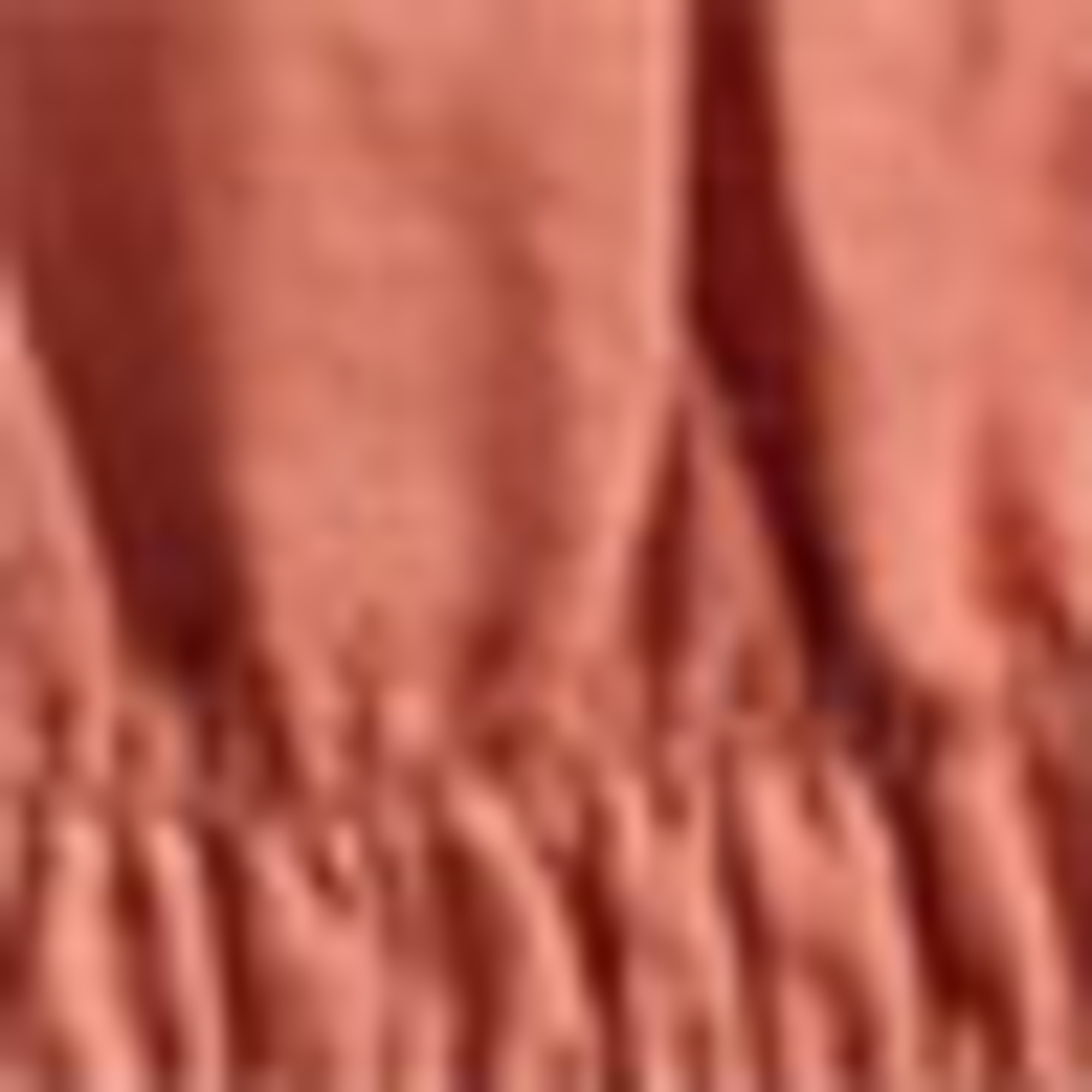 Blouse top - smocked orange