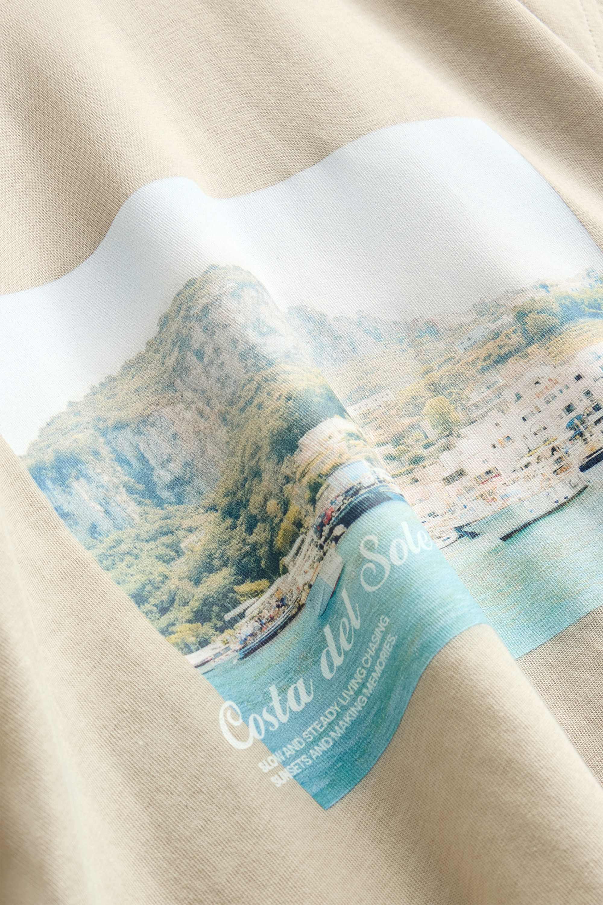 T-shirt - relaxed fit beige