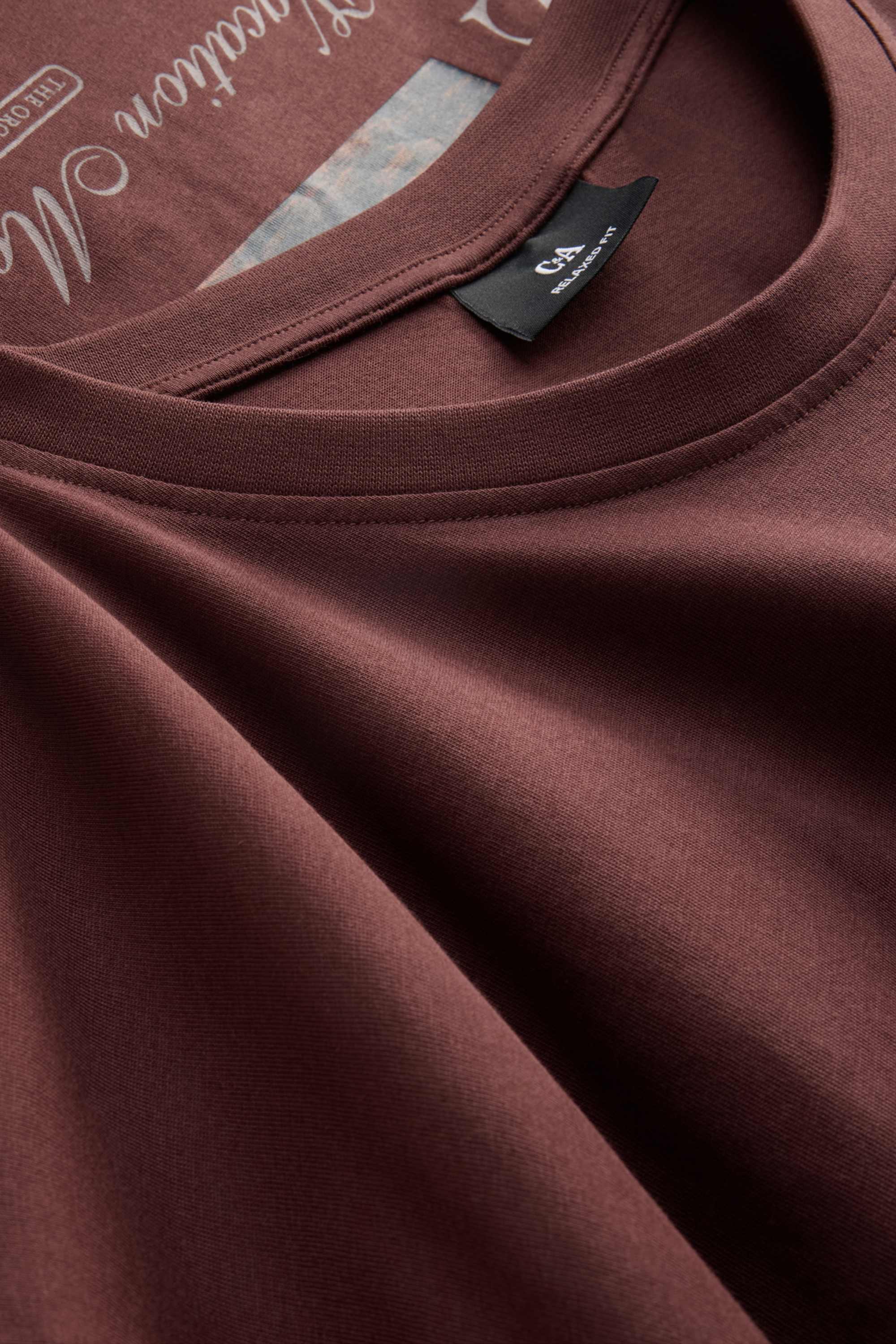 T-shirt - relaxed fit brown