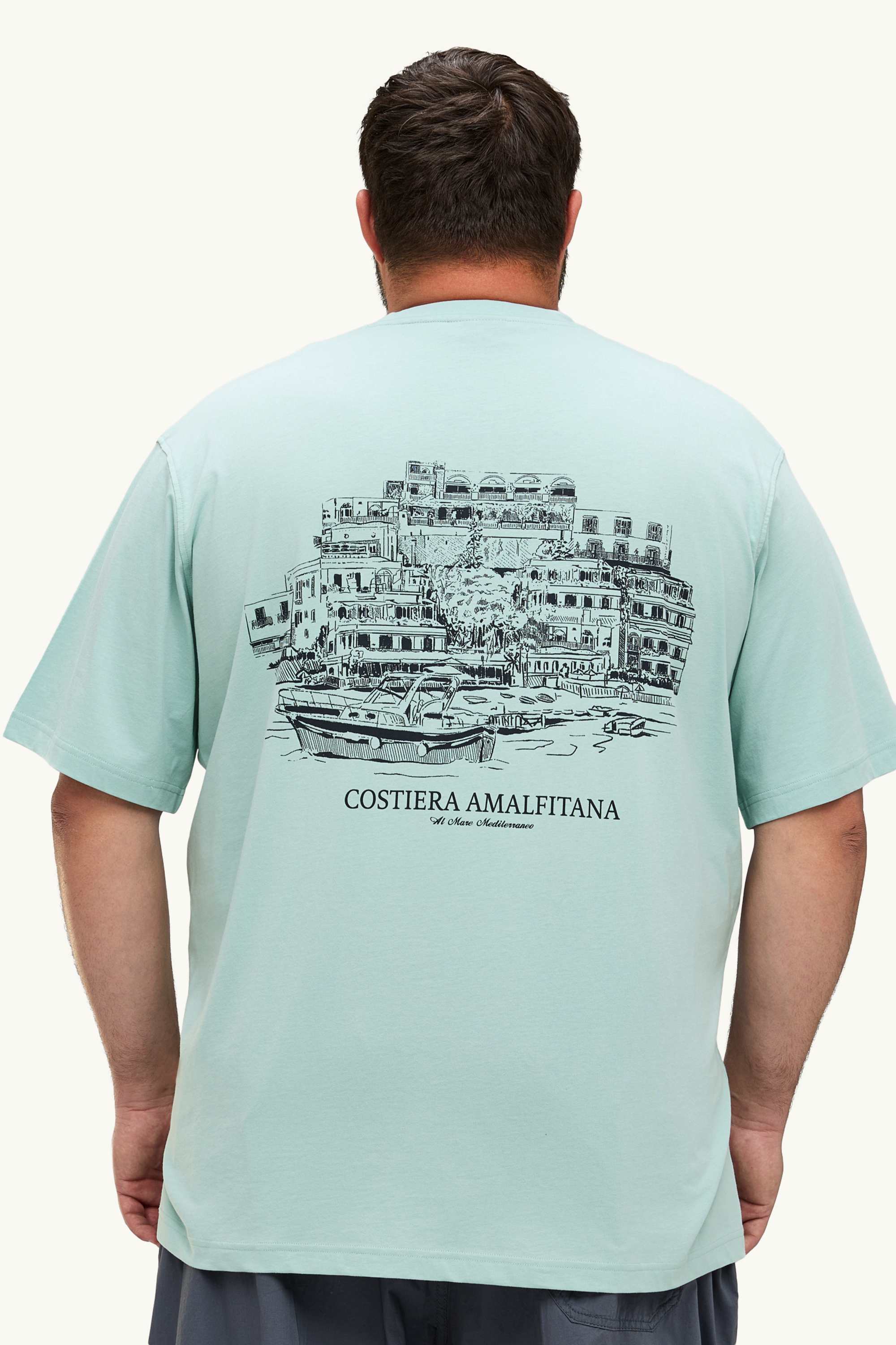 T-shirt - oversized light blue