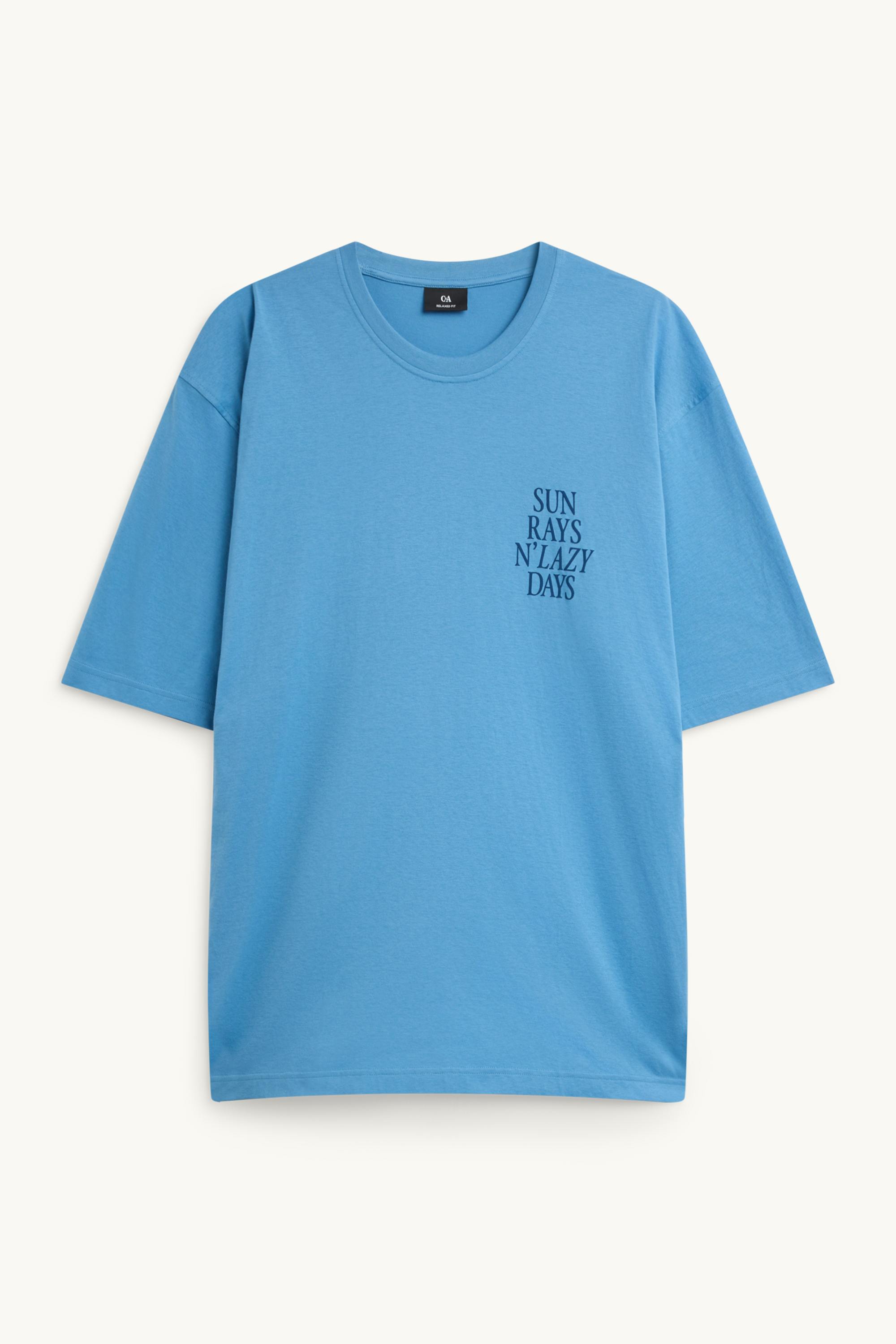 T-shirt - relaxed fit blue
