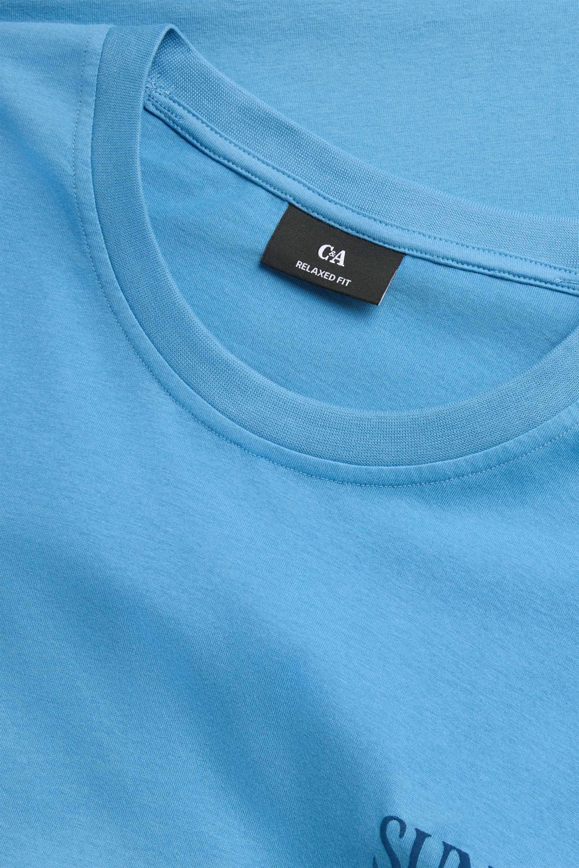 T-shirt - relaxed fit blue