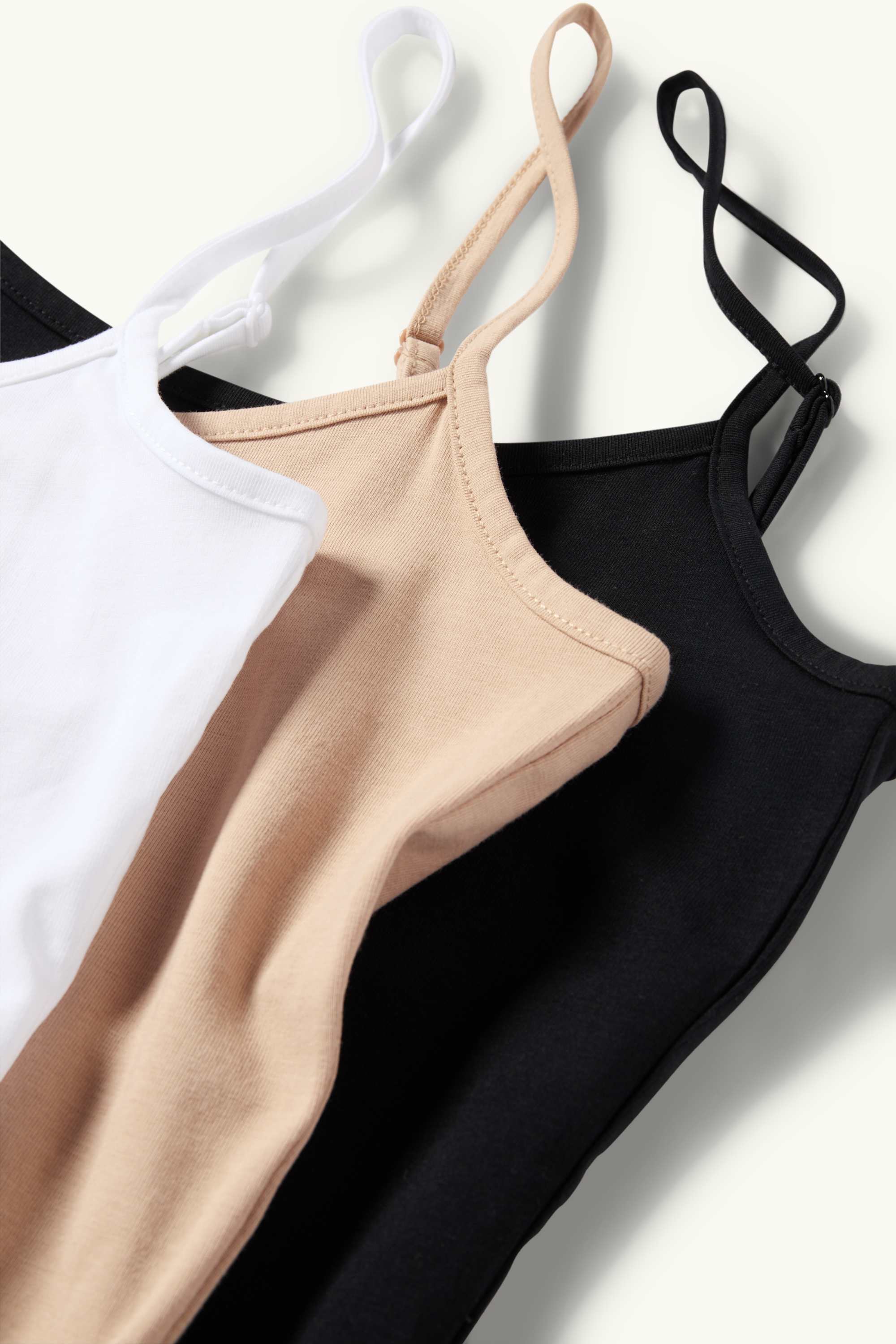 Multipack of 3 - camisole white / black