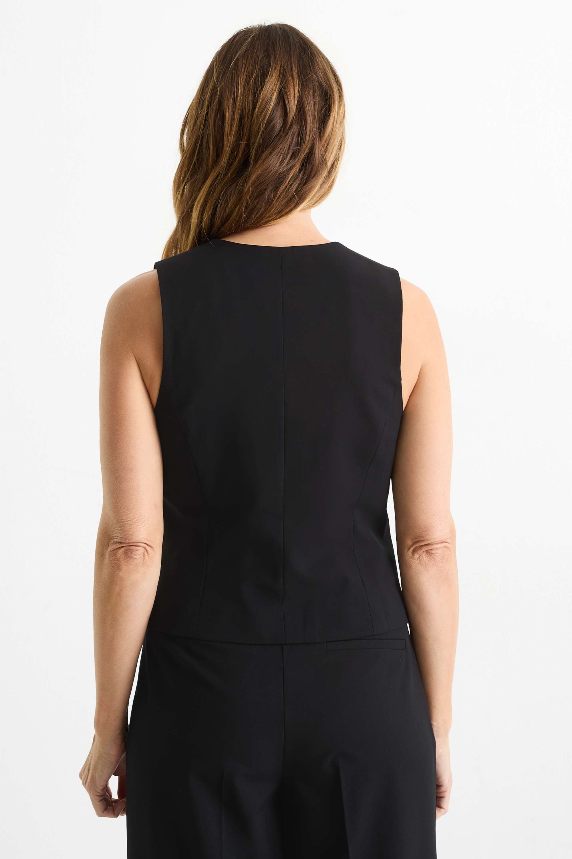 Business waistcoat - regular fit black