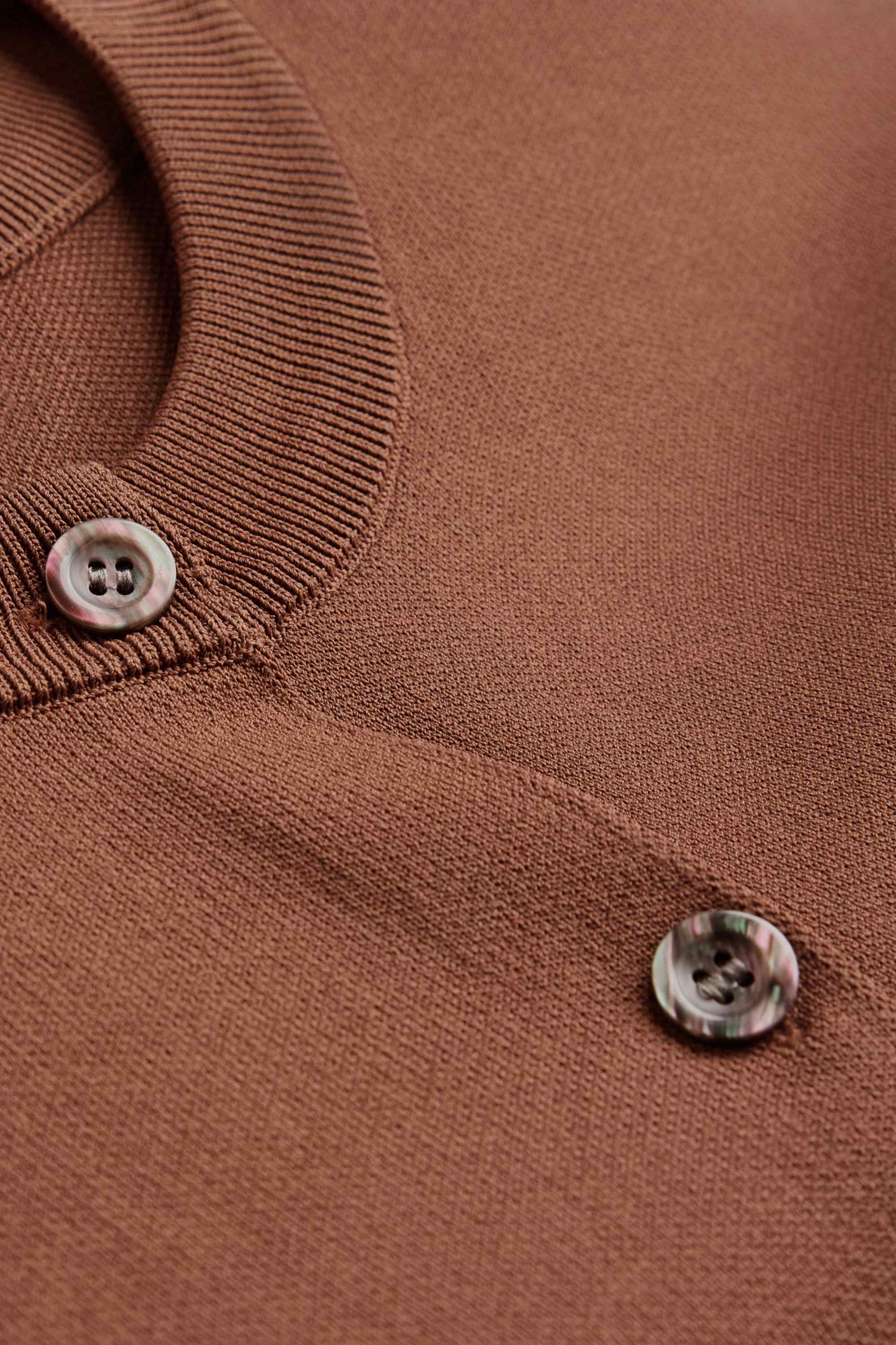 Knitted waistcoat brown