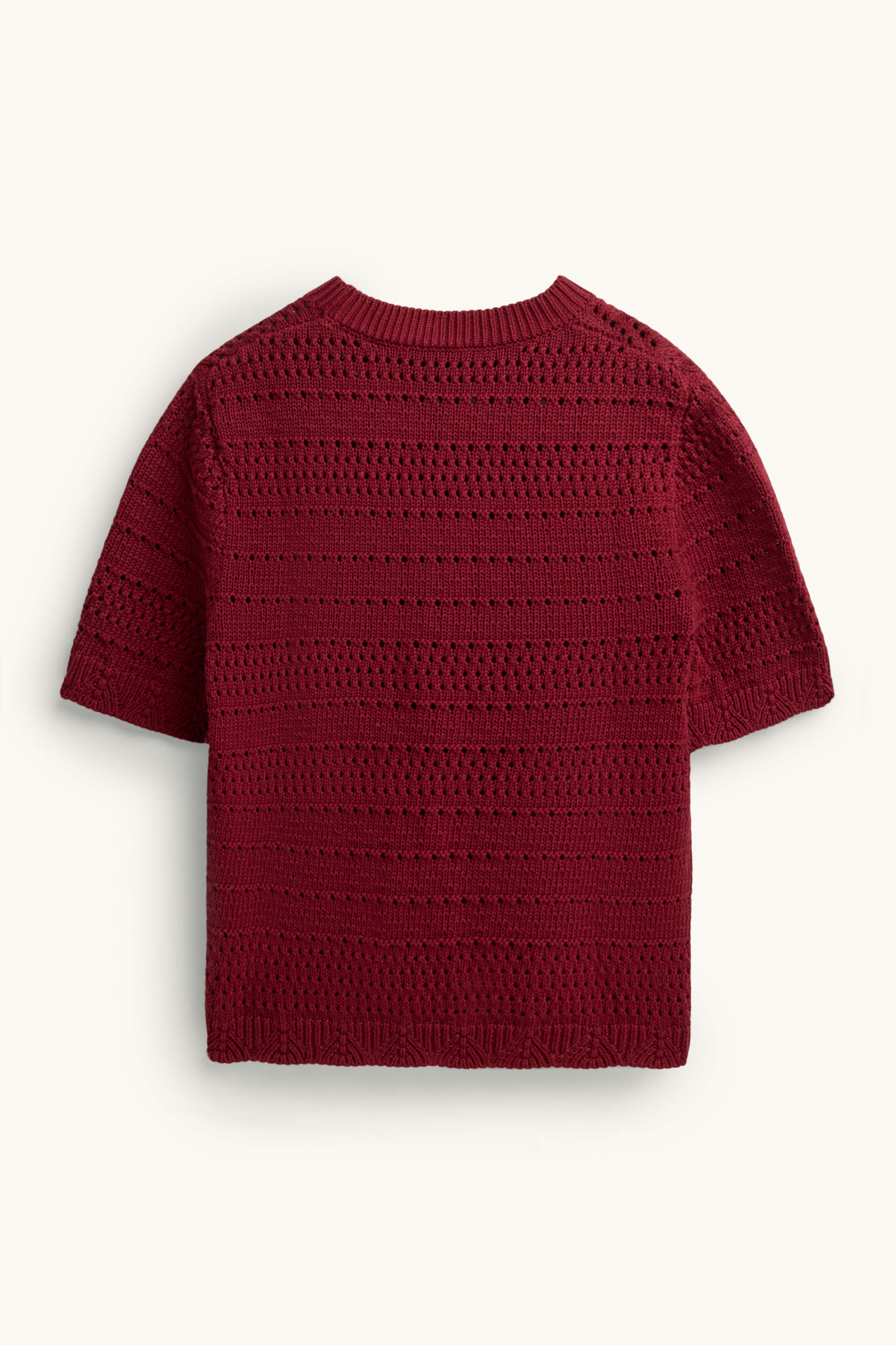 Jumper - short sleeve bordeaux