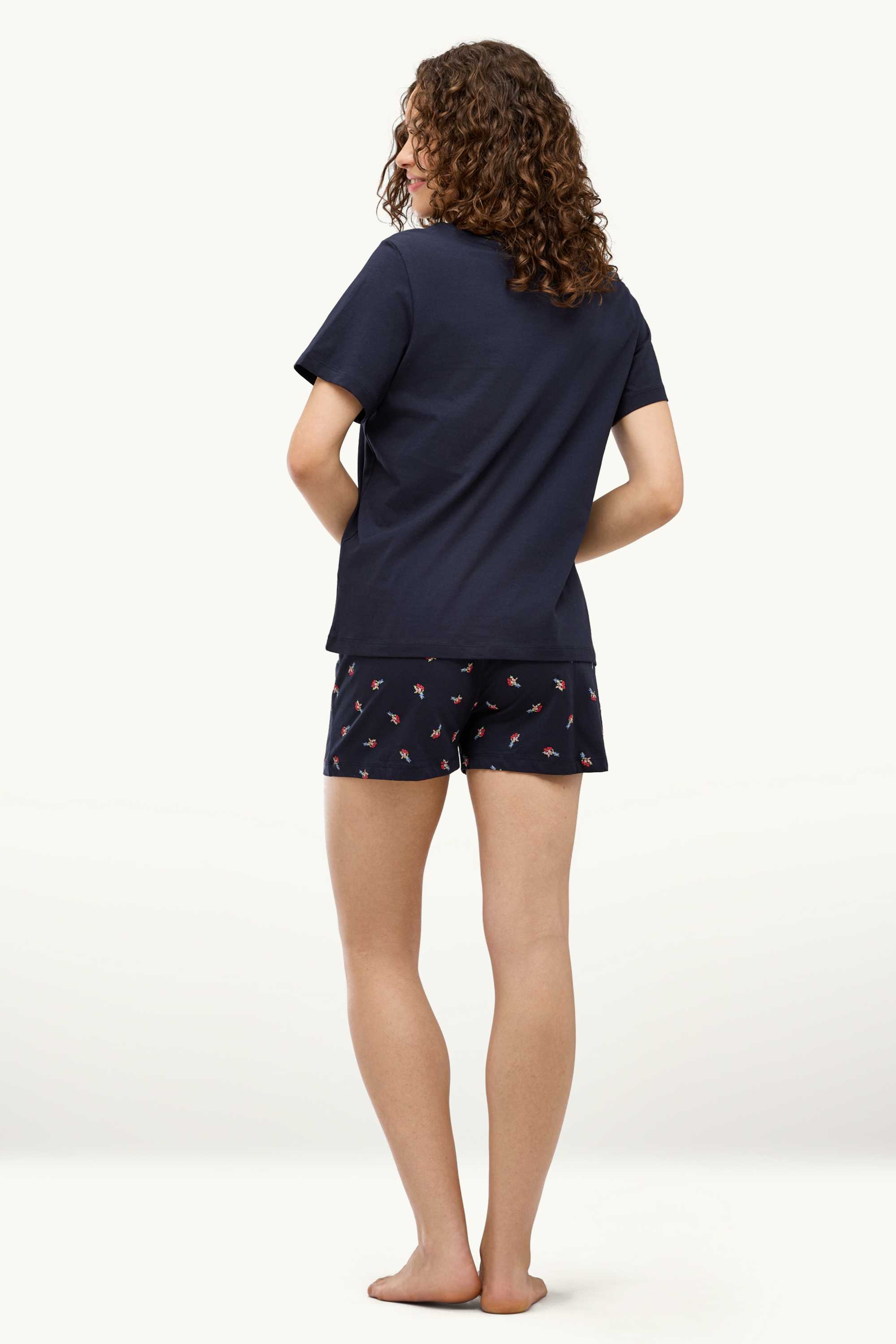 Short pyjamas dark blue