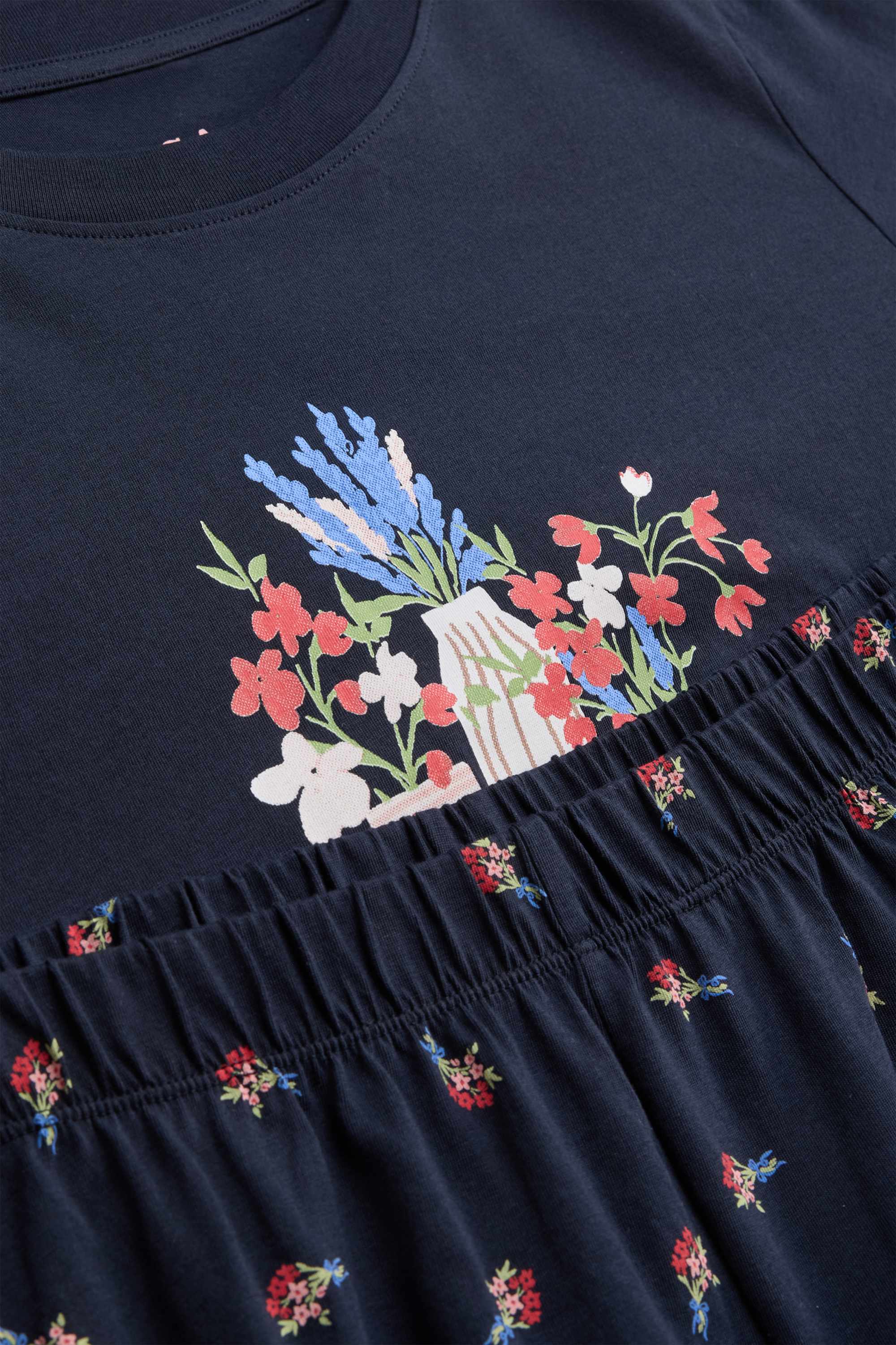 Short pyjamas dark blue