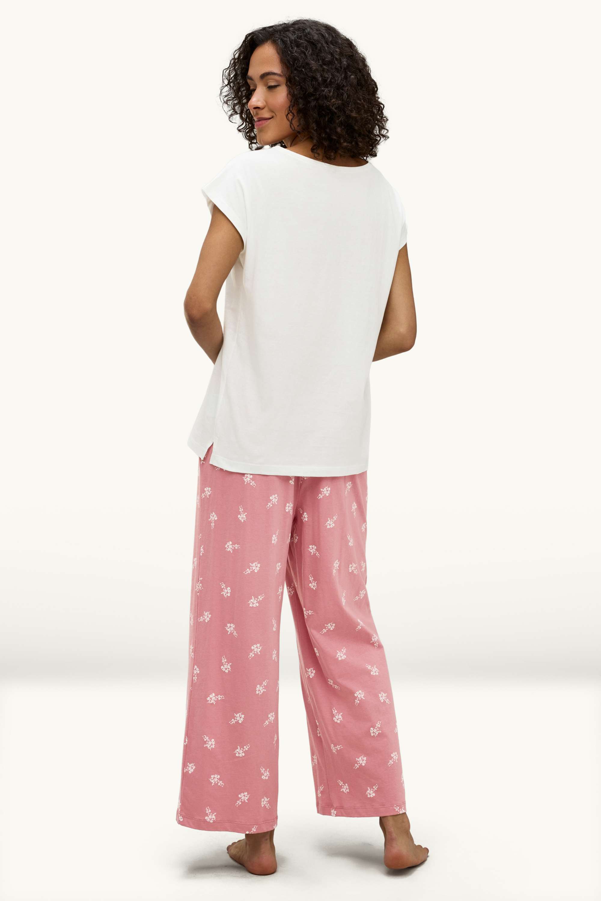 Pyjamas white / rose