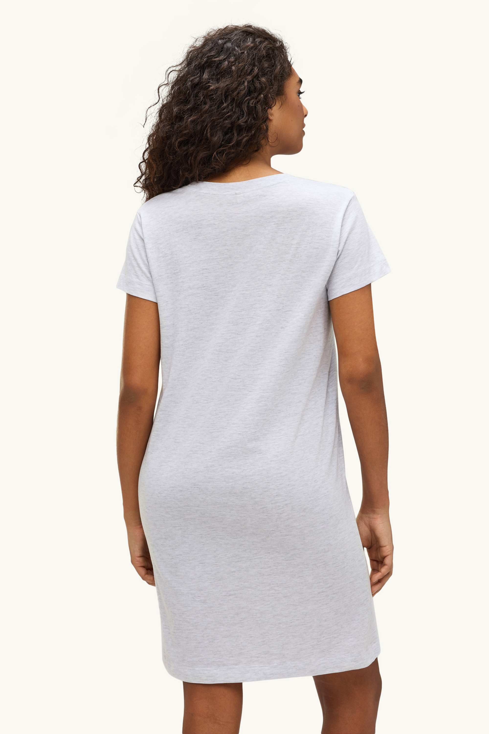 Nightdress gray-melange