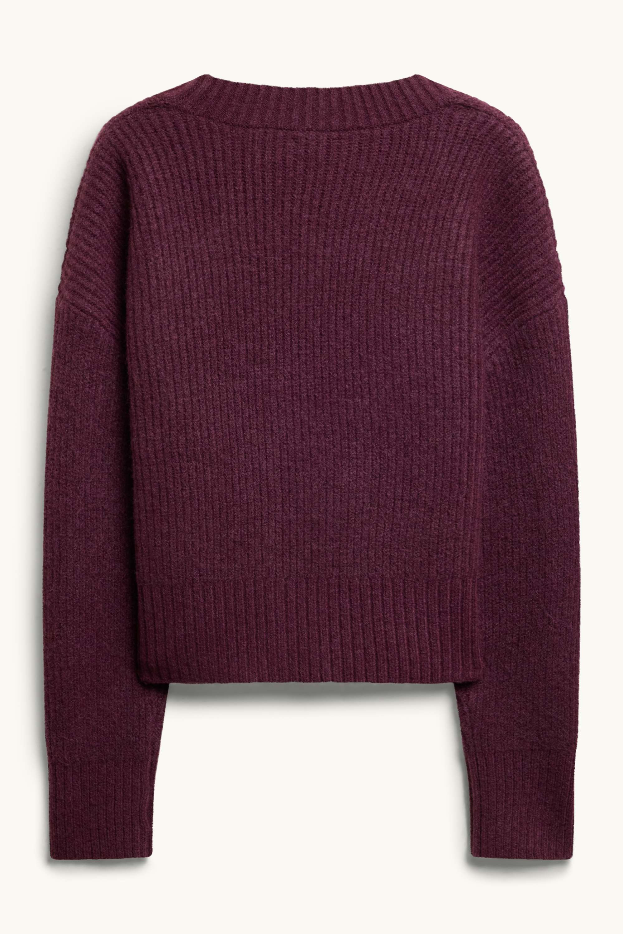 Cardigan - ribbed purple