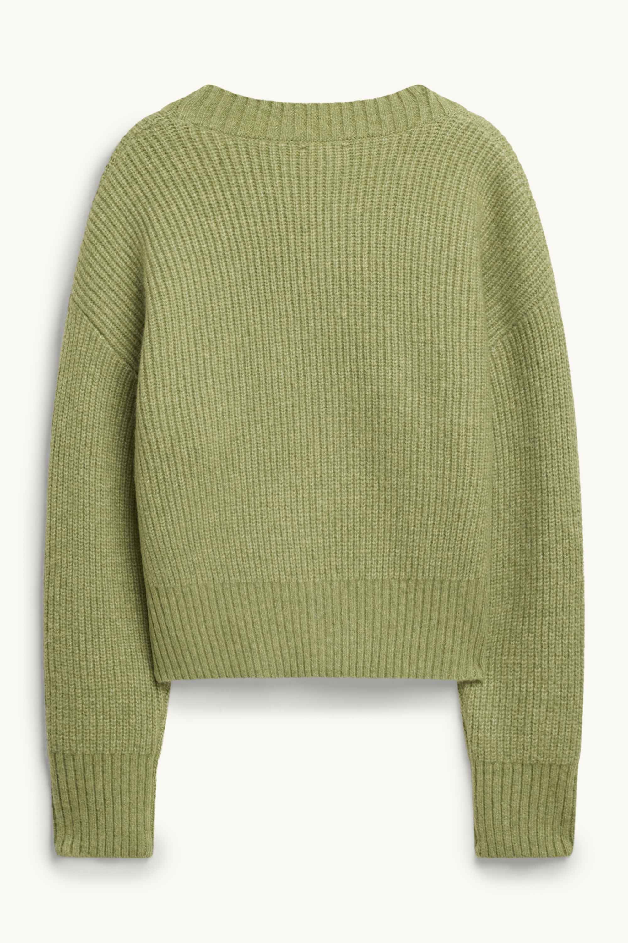 Cardigan - ribbed green