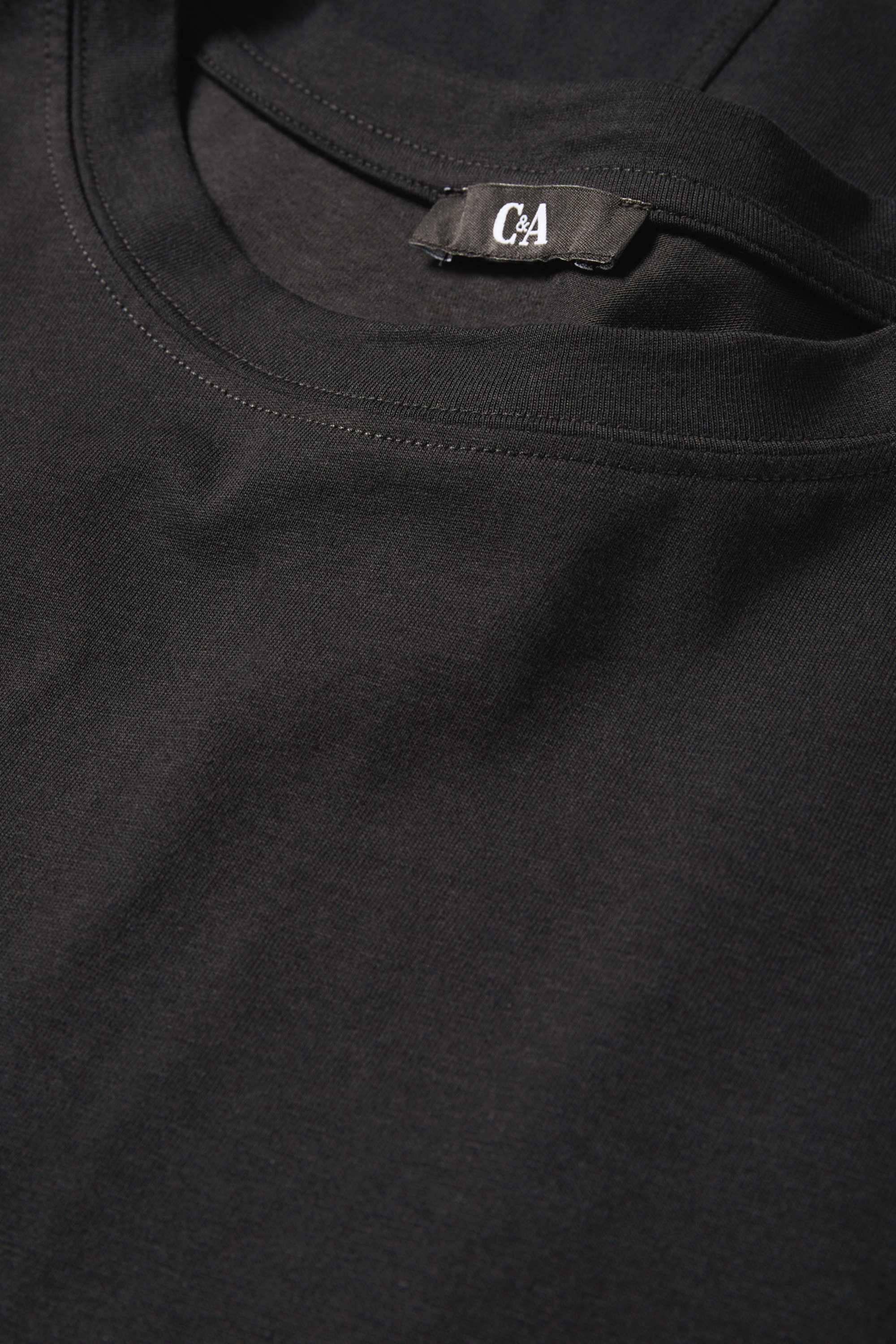 Long sleeve top - relaxed fit black