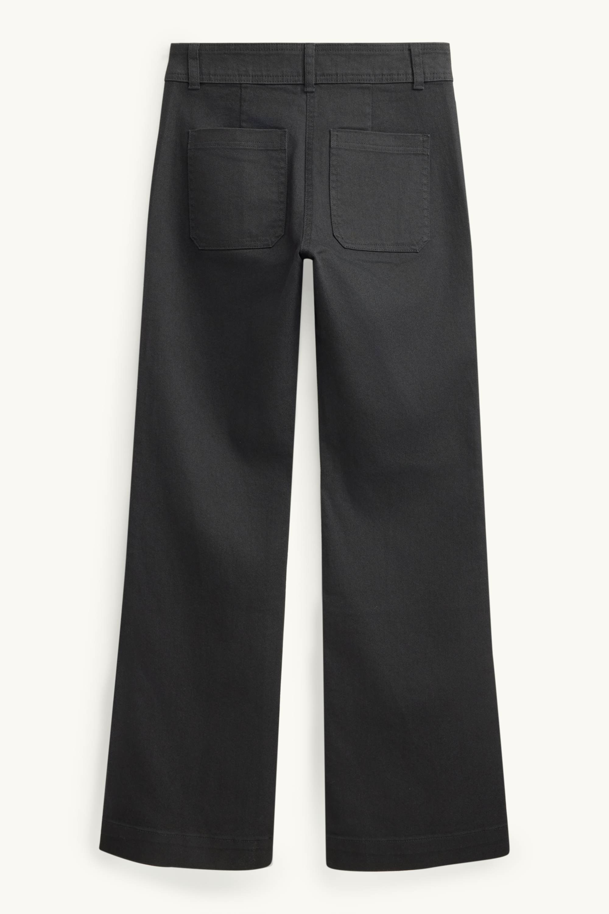 Flared jeans - mid-rise waist black
