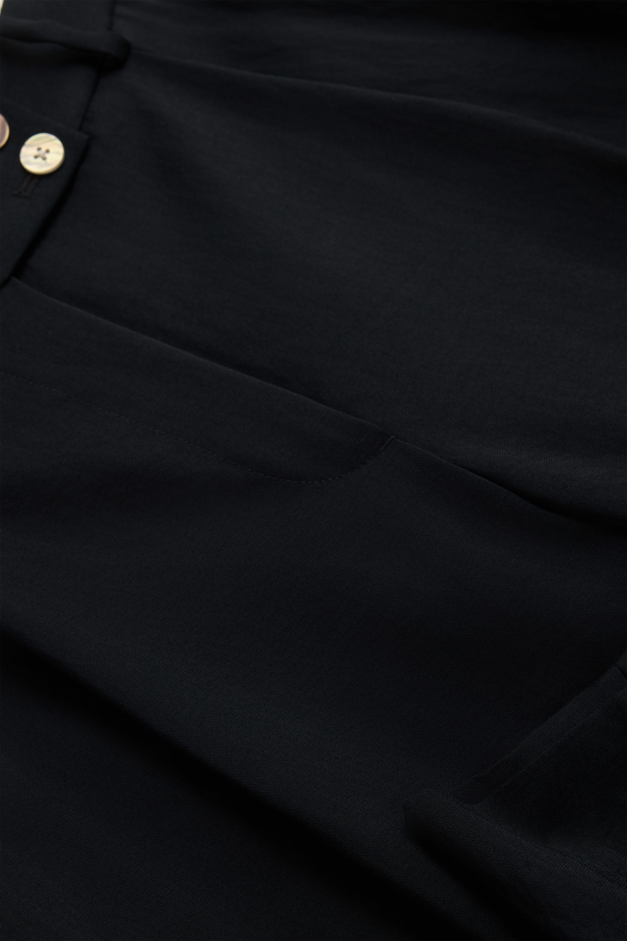 Business trousers - high-rise waist - regular fit black
