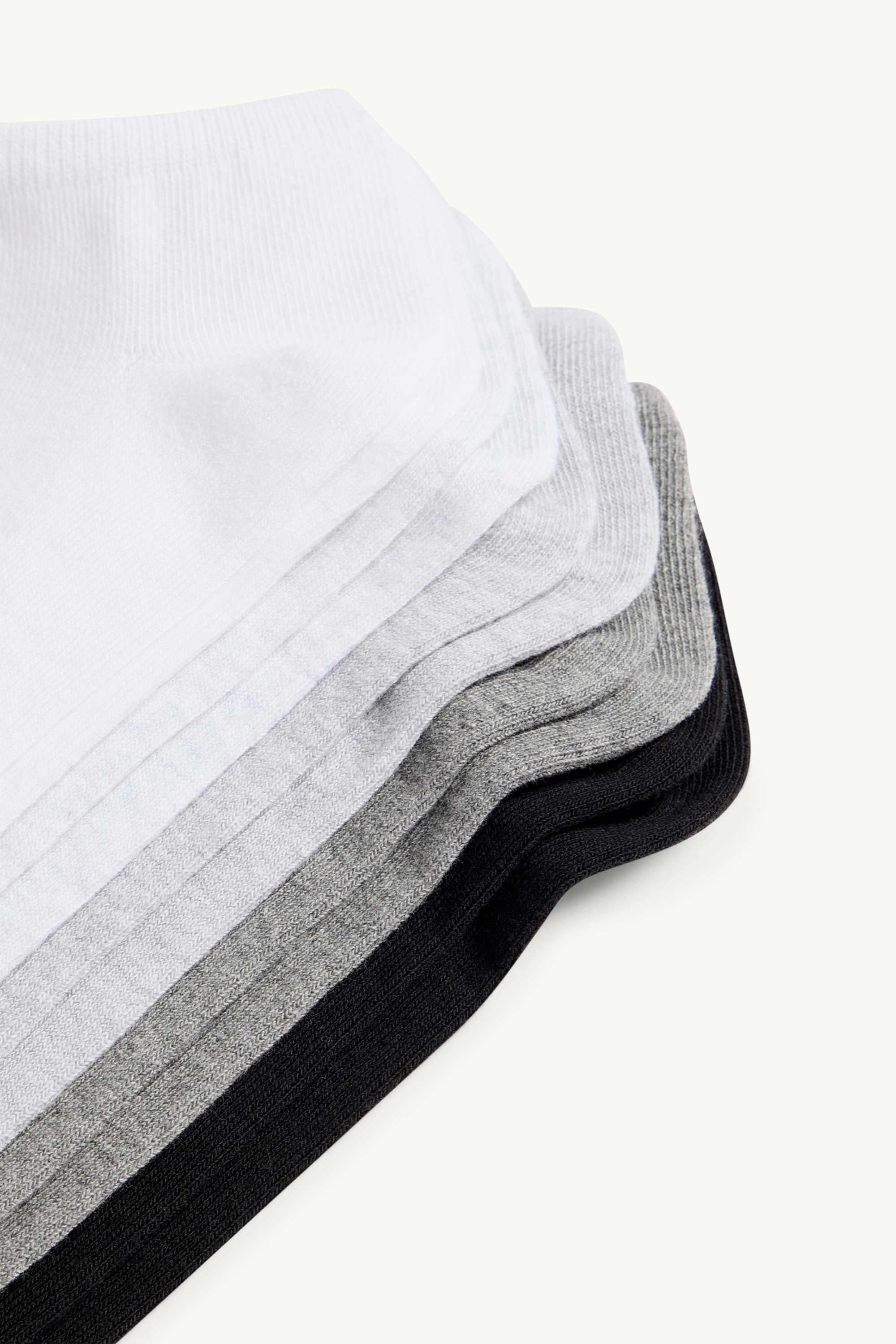 Multipack of 5 - trainer socks gray