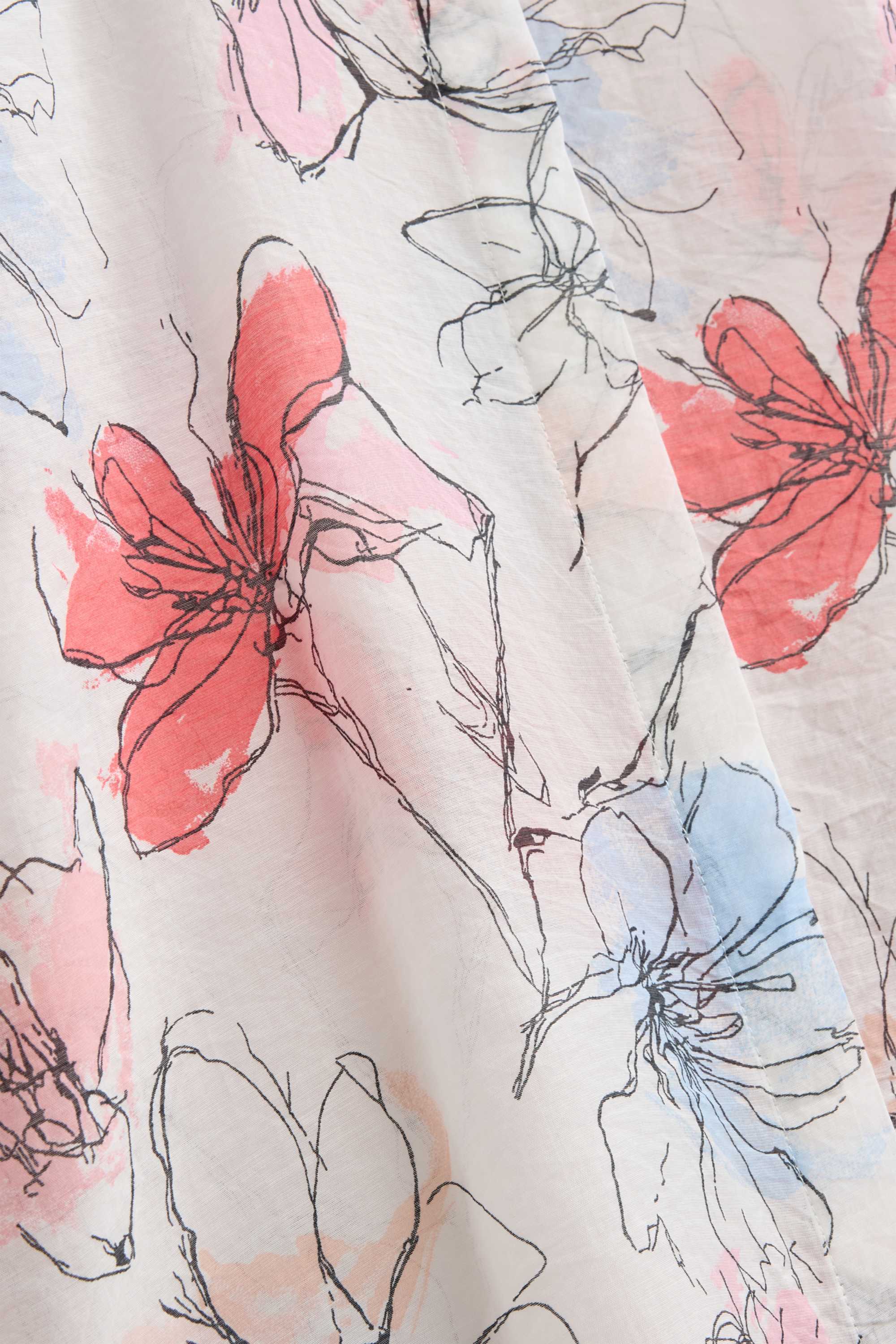 Blouse - floral white