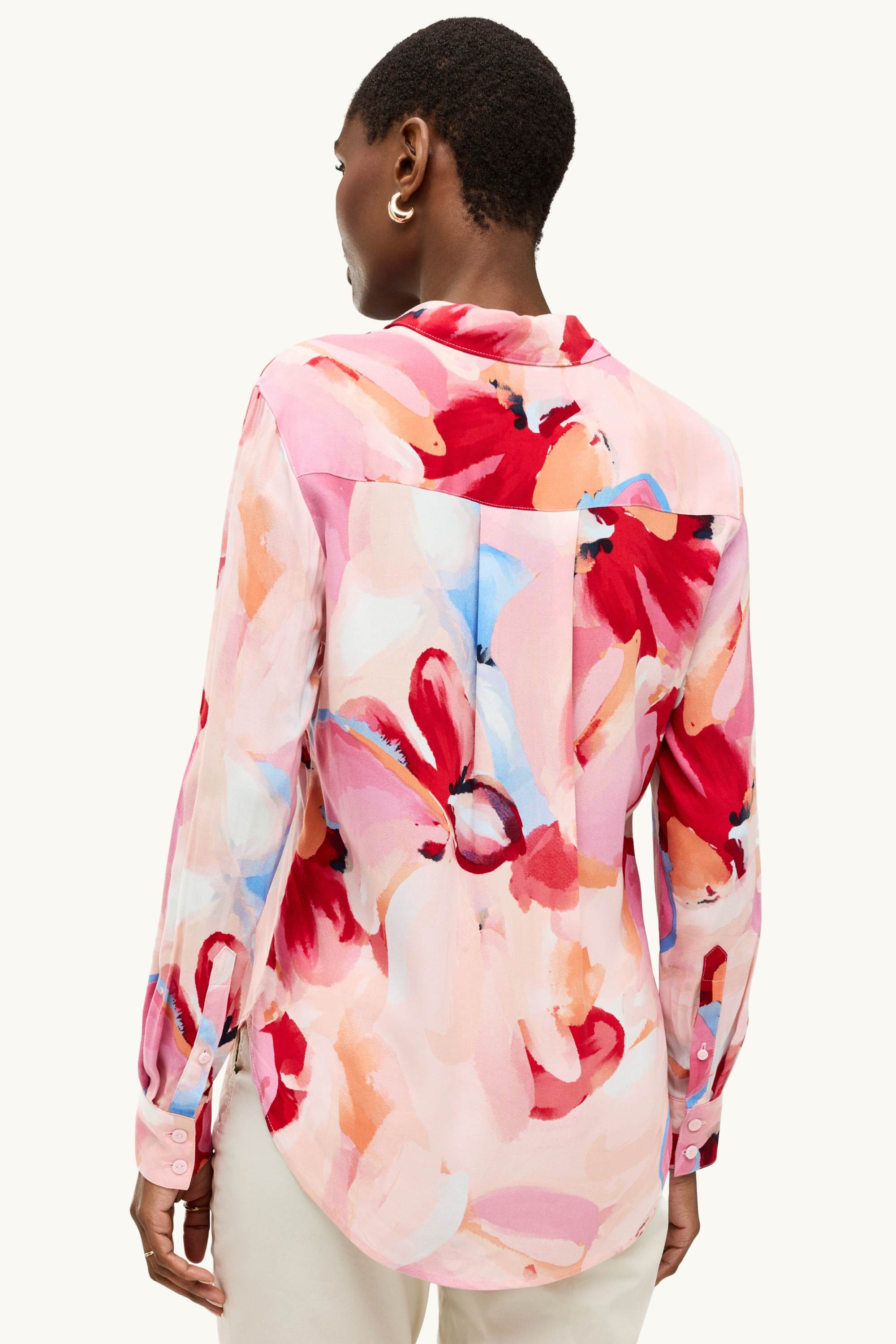 Shirt blouse - patterned pink / rose